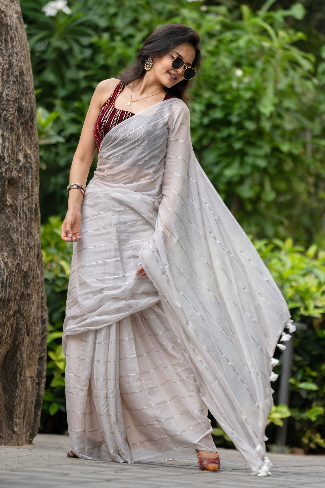 The Unwritten (Mul Mul Cotton Saree)