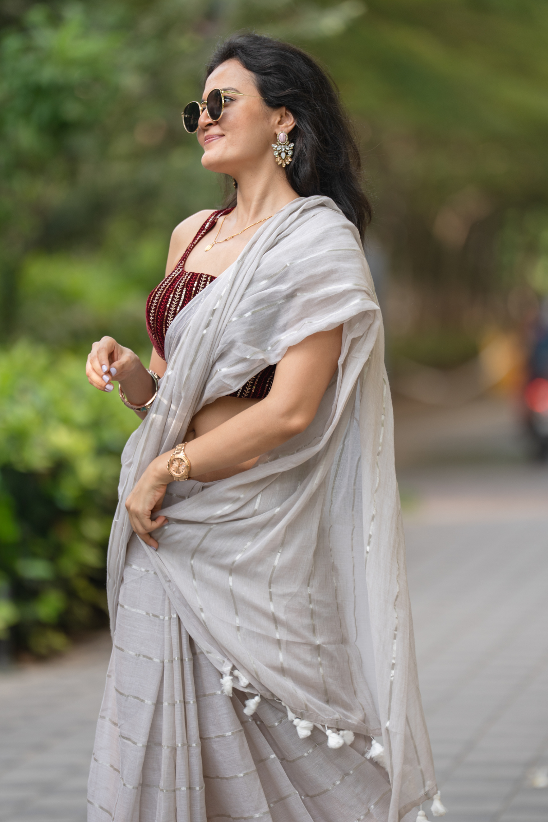 The Unwritten (Mul Mul Cotton Saree)