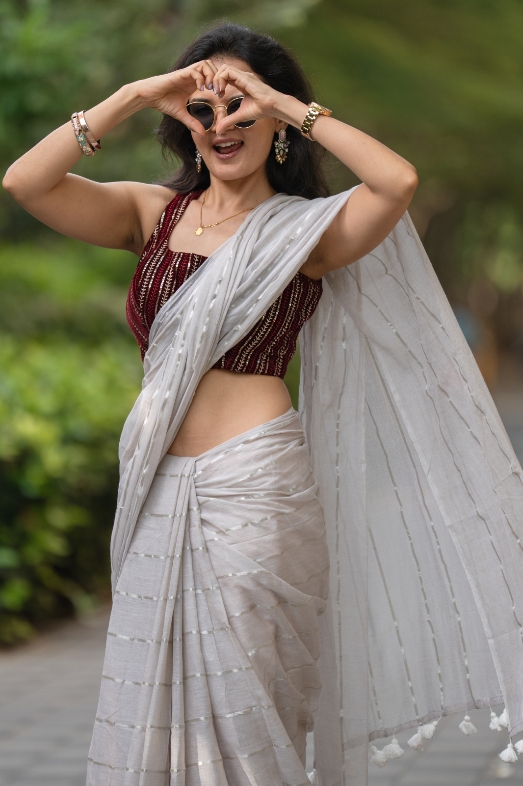 The Unwritten (Mul Mul Cotton Saree)