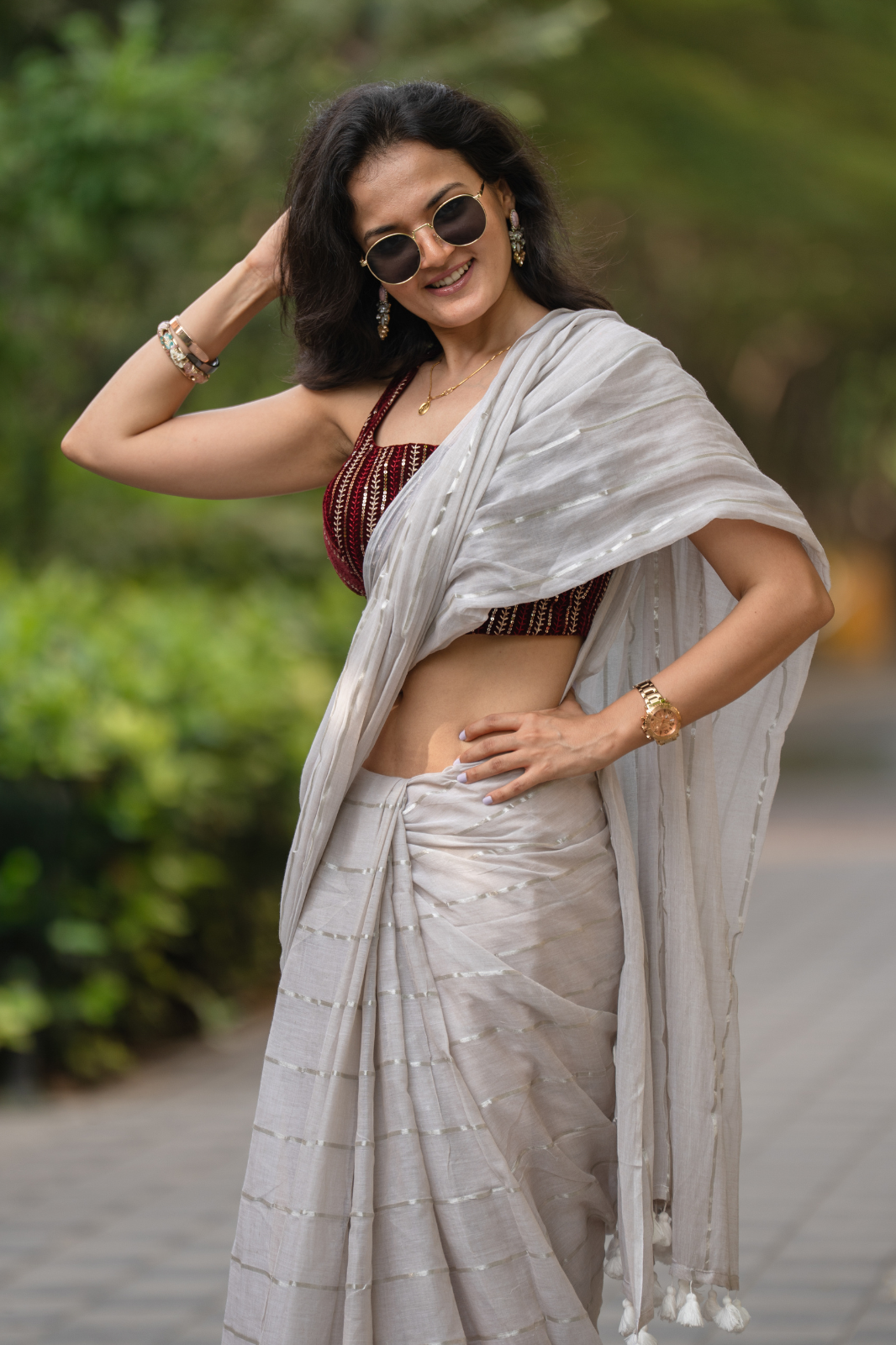 The Unwritten (Mul Mul Cotton Saree)