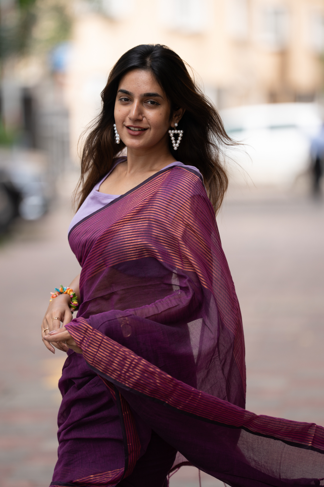 JamuniJalwa (Mul Mul Cotton Saree)
