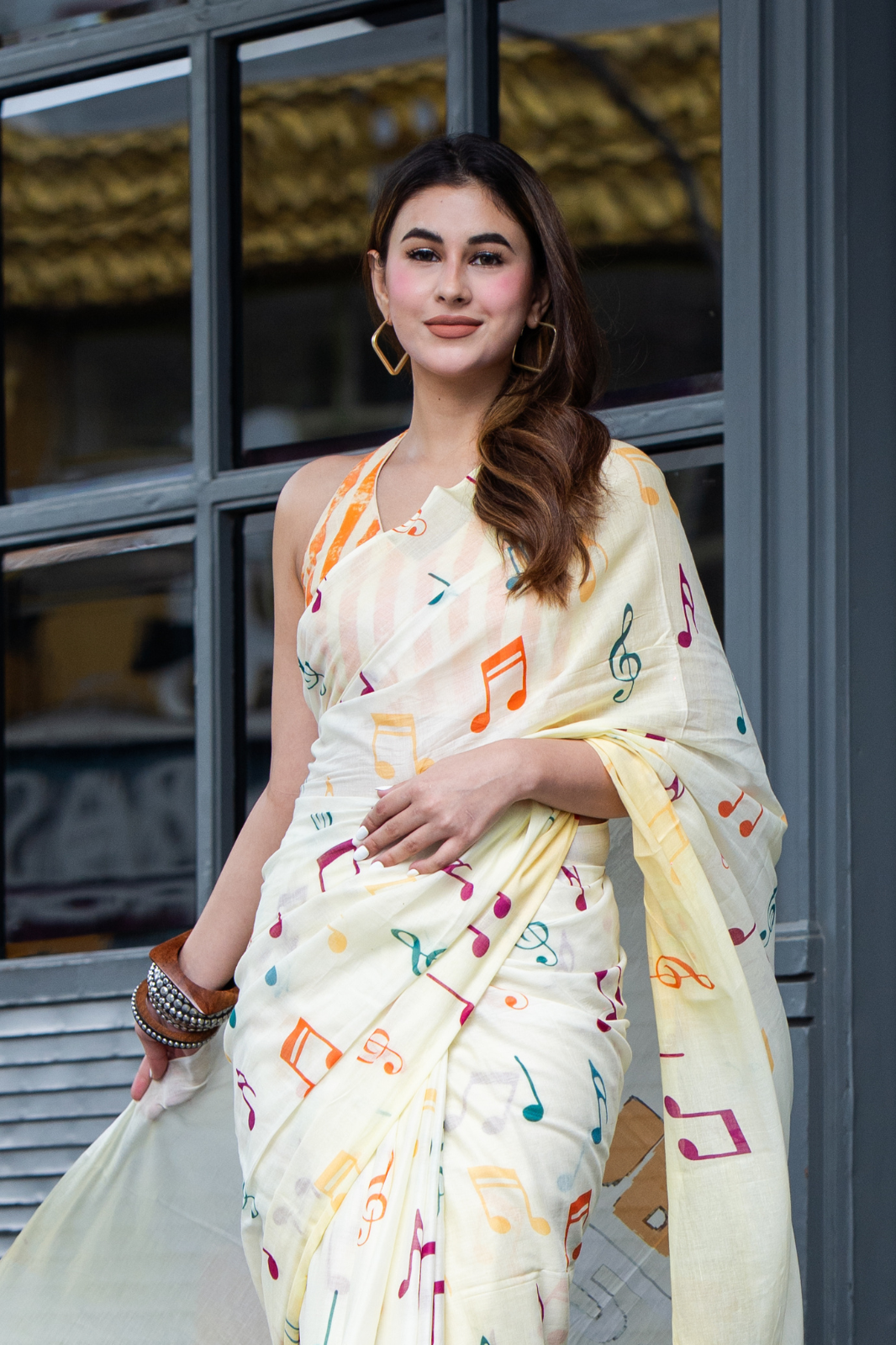 Melody Muse (Mul Cotton Saree)