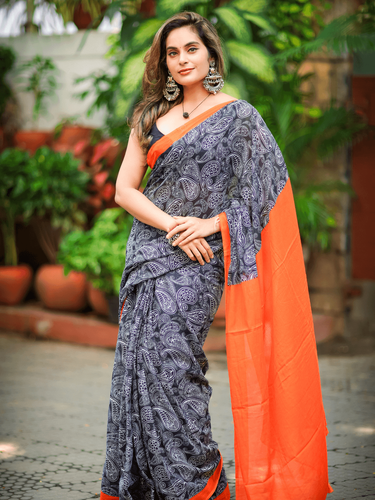 Mast Maula (Pure Mul Cotton Saree)