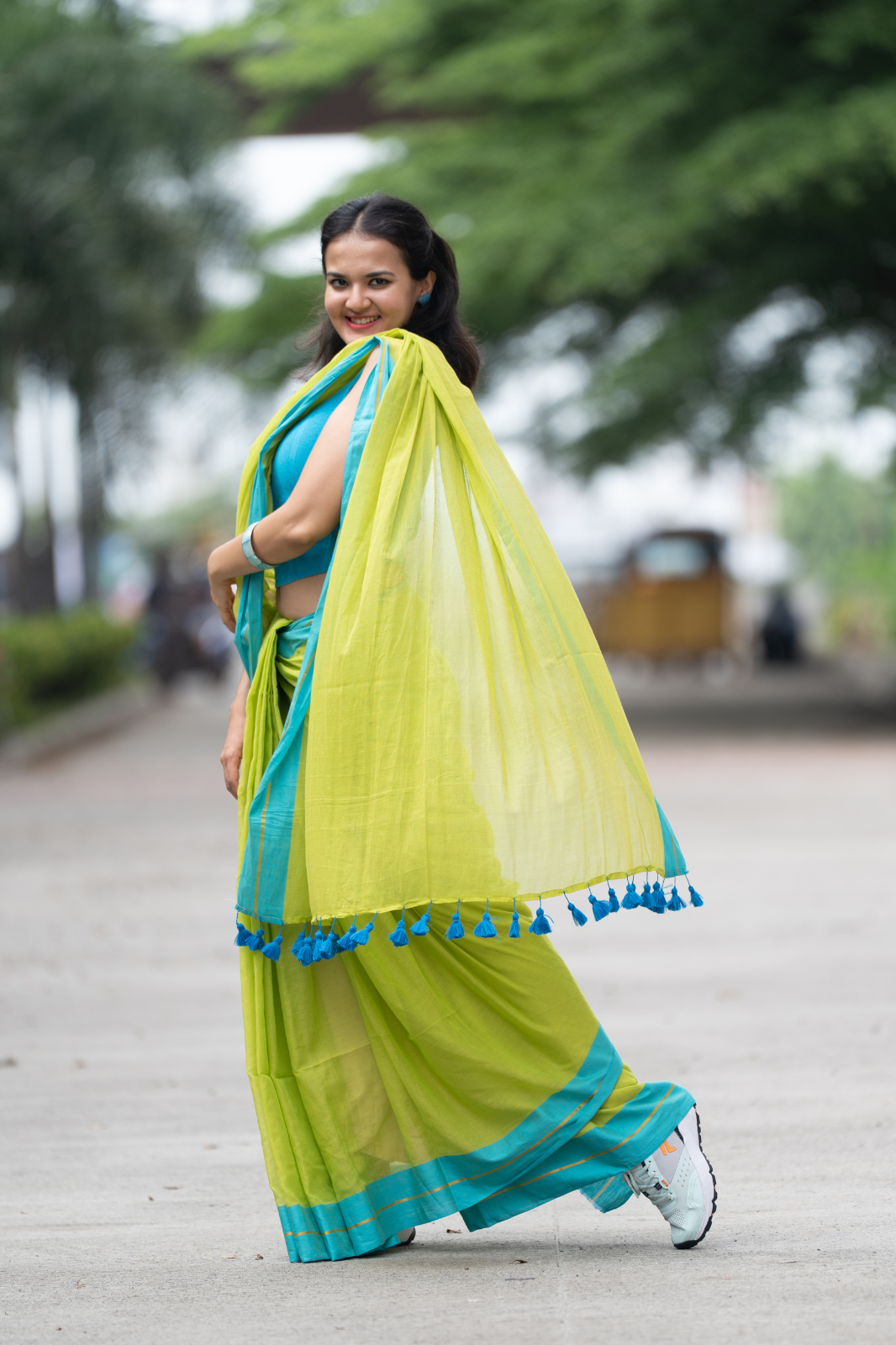 Taraani (Mul Mul Cotton Saree)