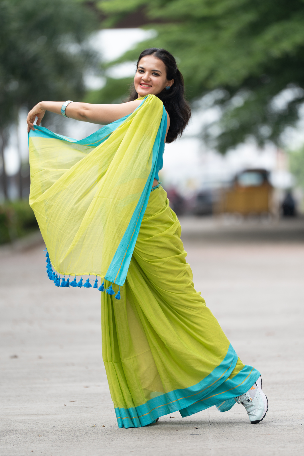 Taraani (Mul Mul Cotton Saree)