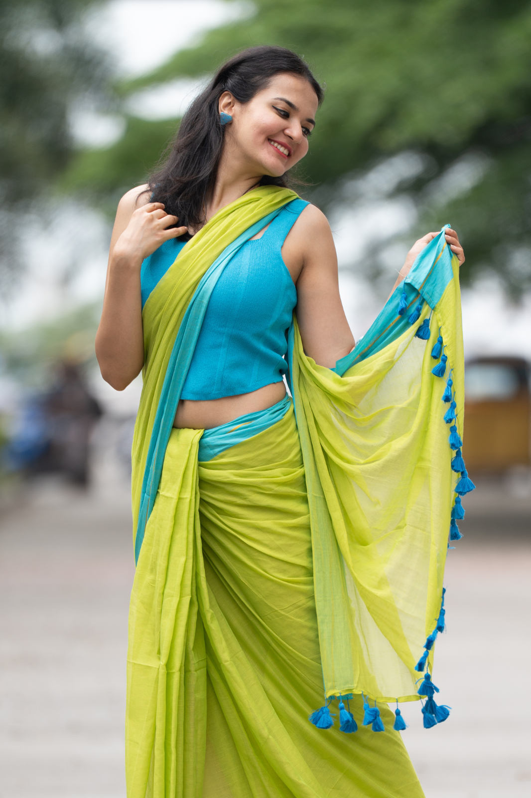 Taraani (Mul Mul Cotton Saree)