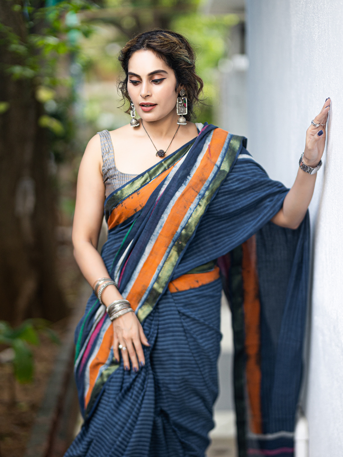 Satrangi (Pure Mul Cotton Saree)