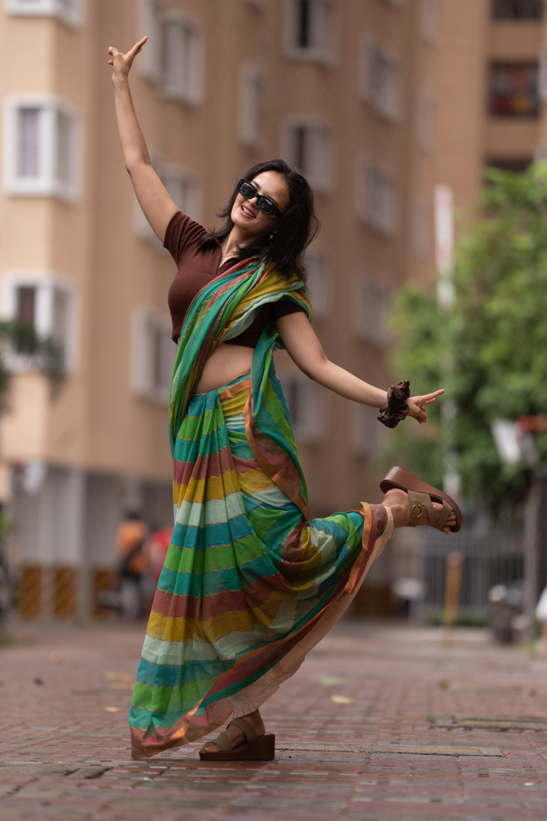 The Conqueror (Mul Mul Cotton Saree)