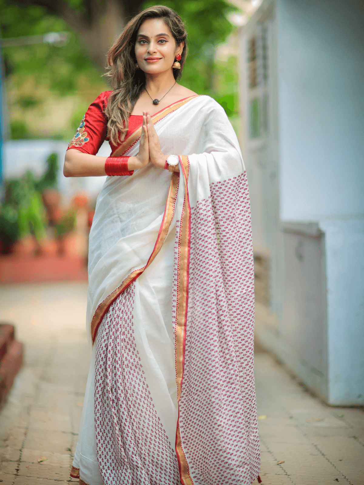 Pooja (Pure Mul Cotton Saree)
