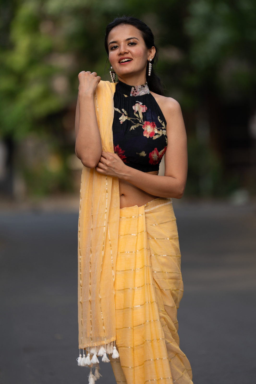 The Maverick (Mul Mul Cotton Saree)