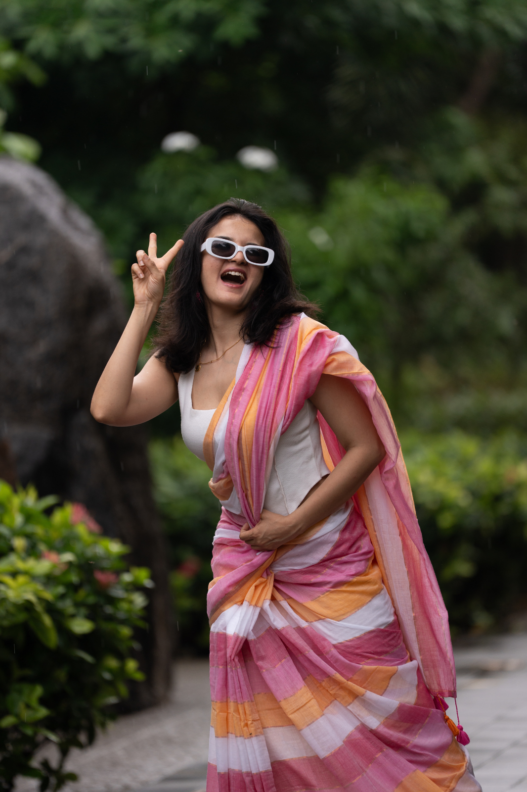 The Sovereign (Mul Mul Cotton Saree)