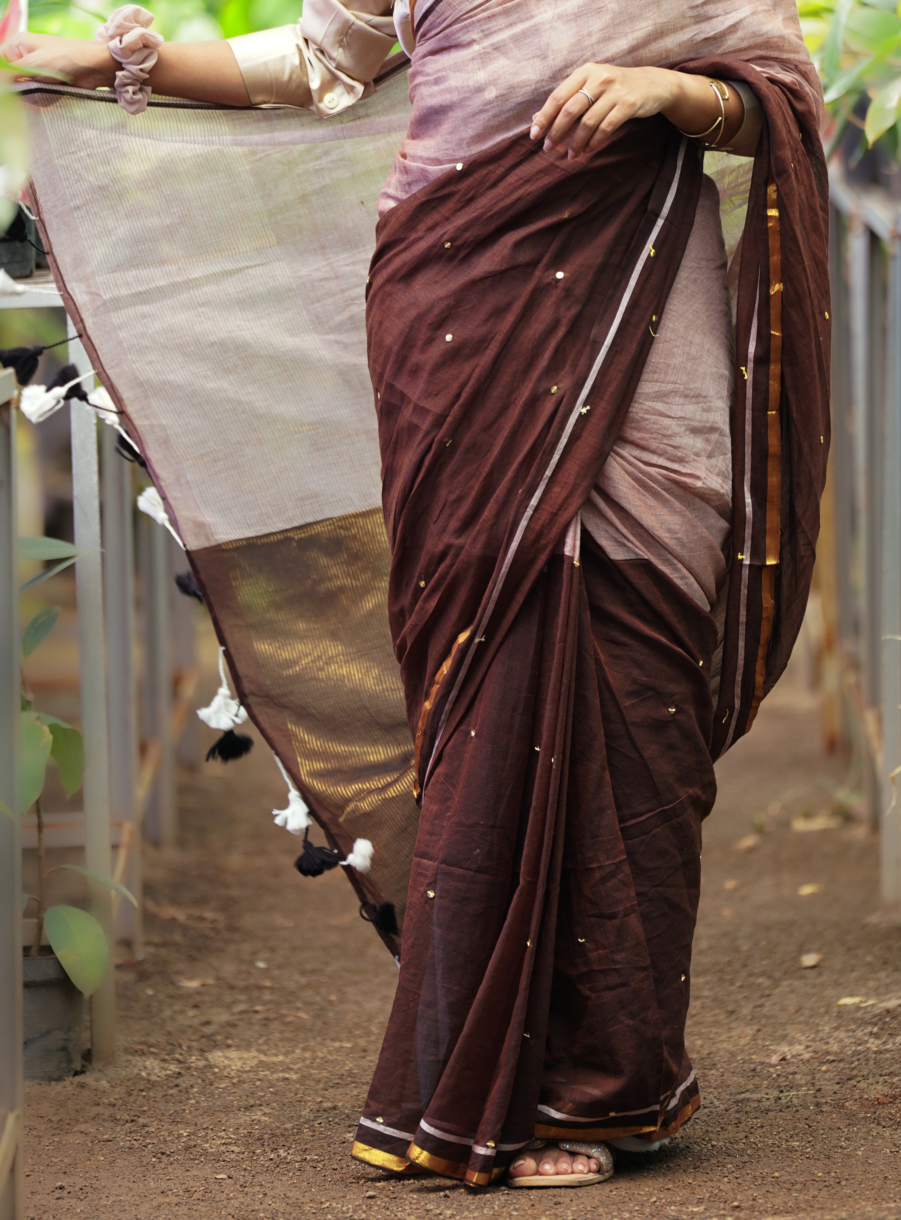 Mridang (Mul Mul Cotton Saree)