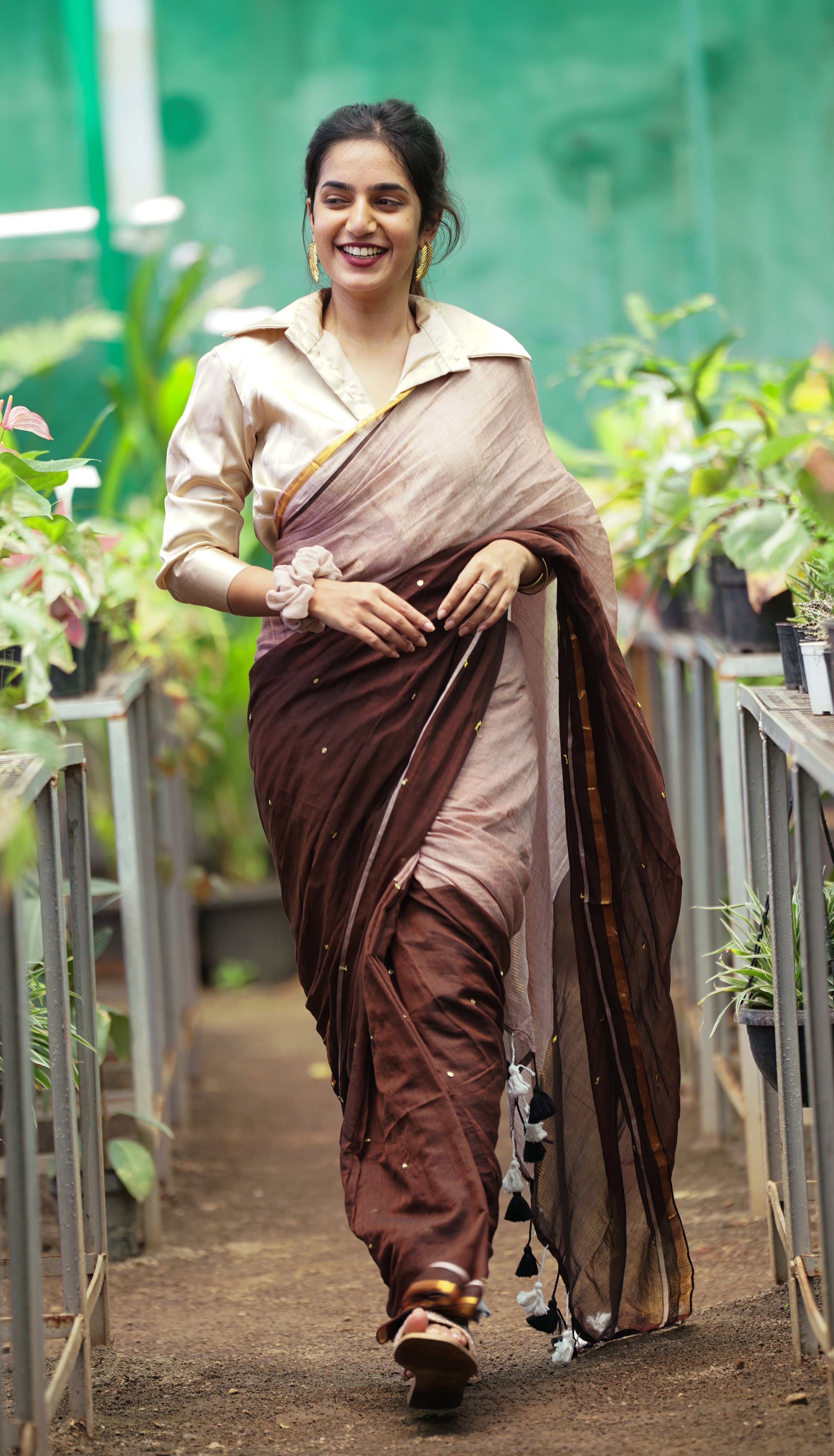 Mridang (Mul Mul Cotton Saree)