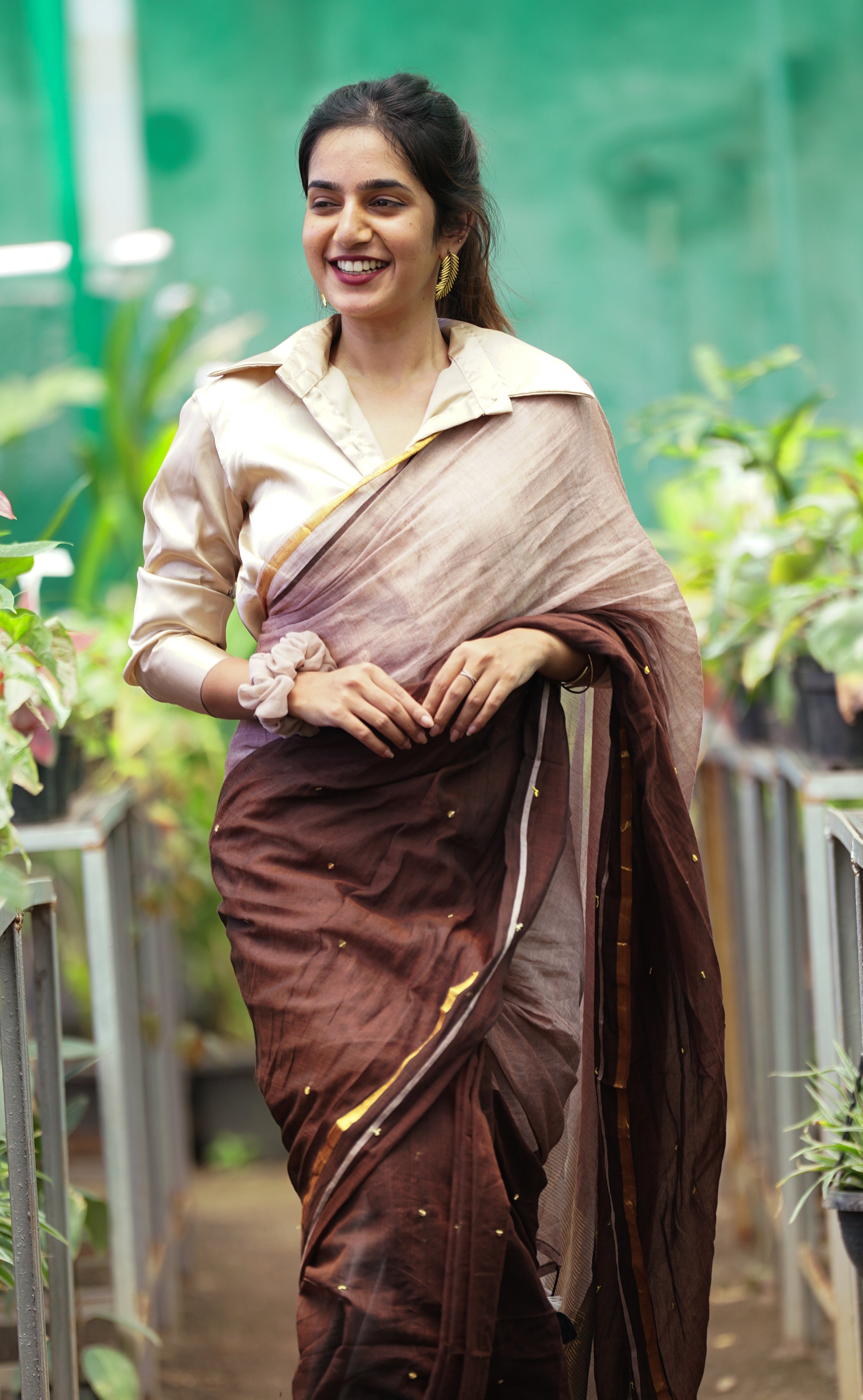 Mridang (Mul Mul Cotton Saree)