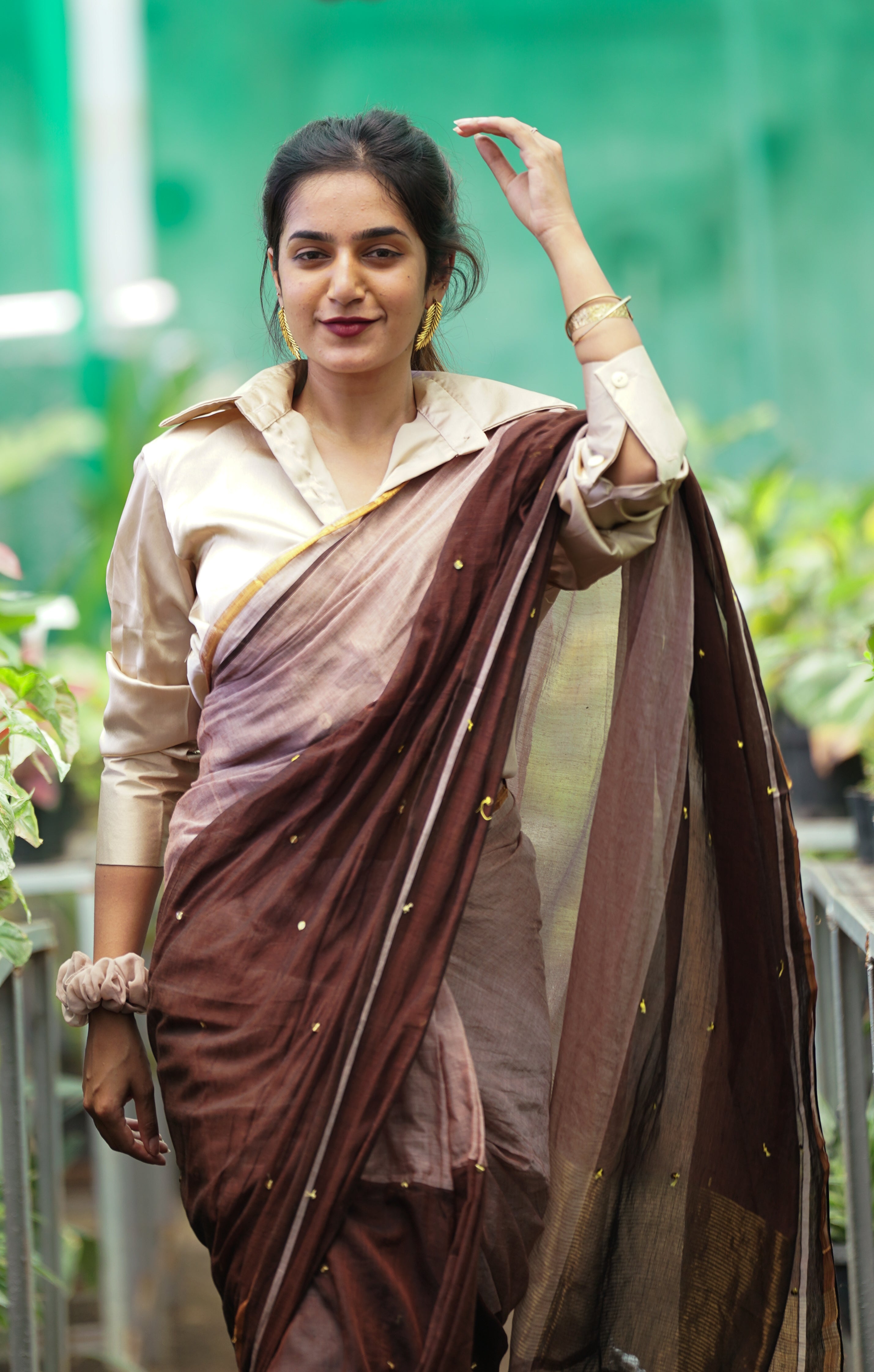 Mridang (Mul Mul Cotton Saree)