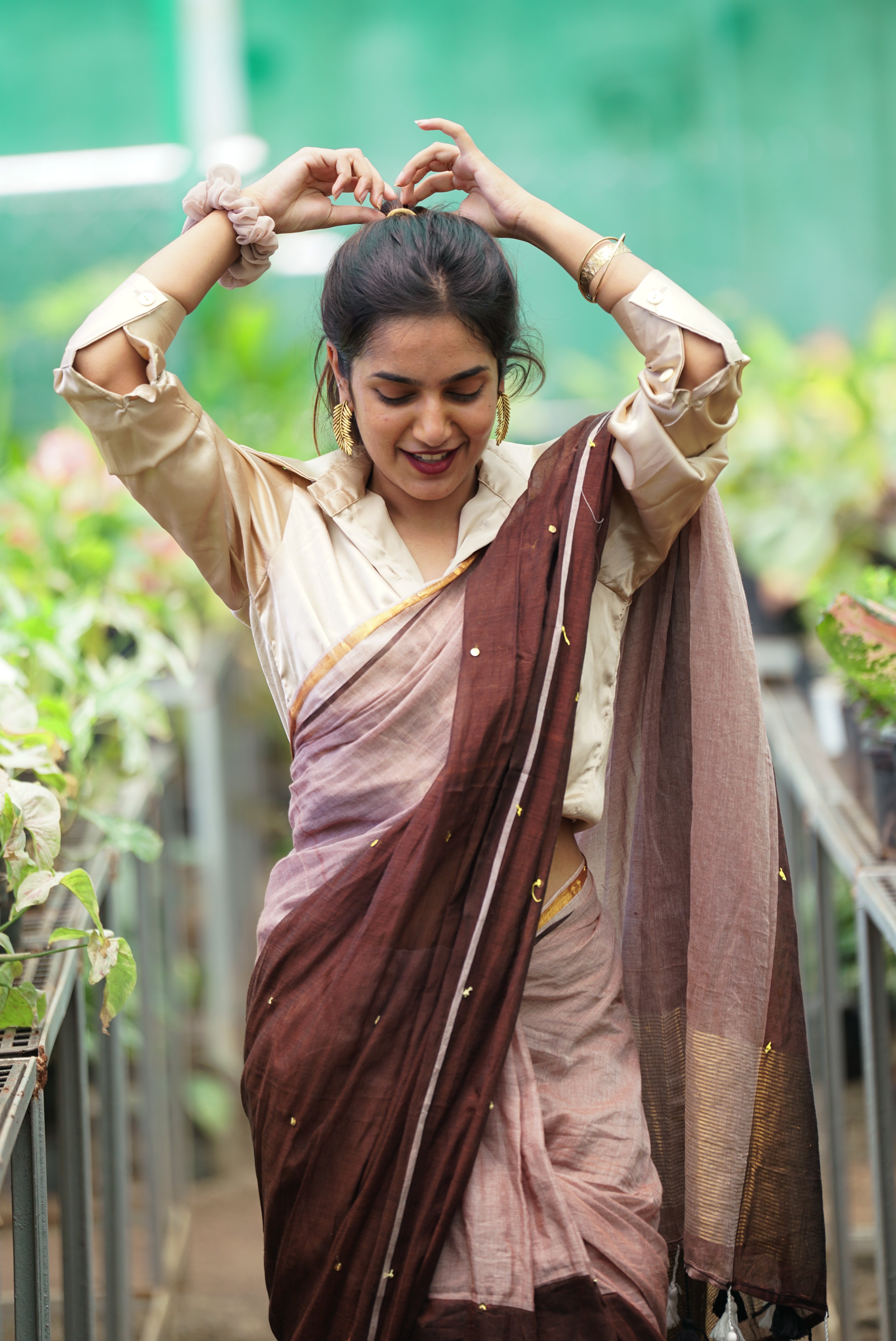 Mridang (Mul Mul Cotton Saree)
