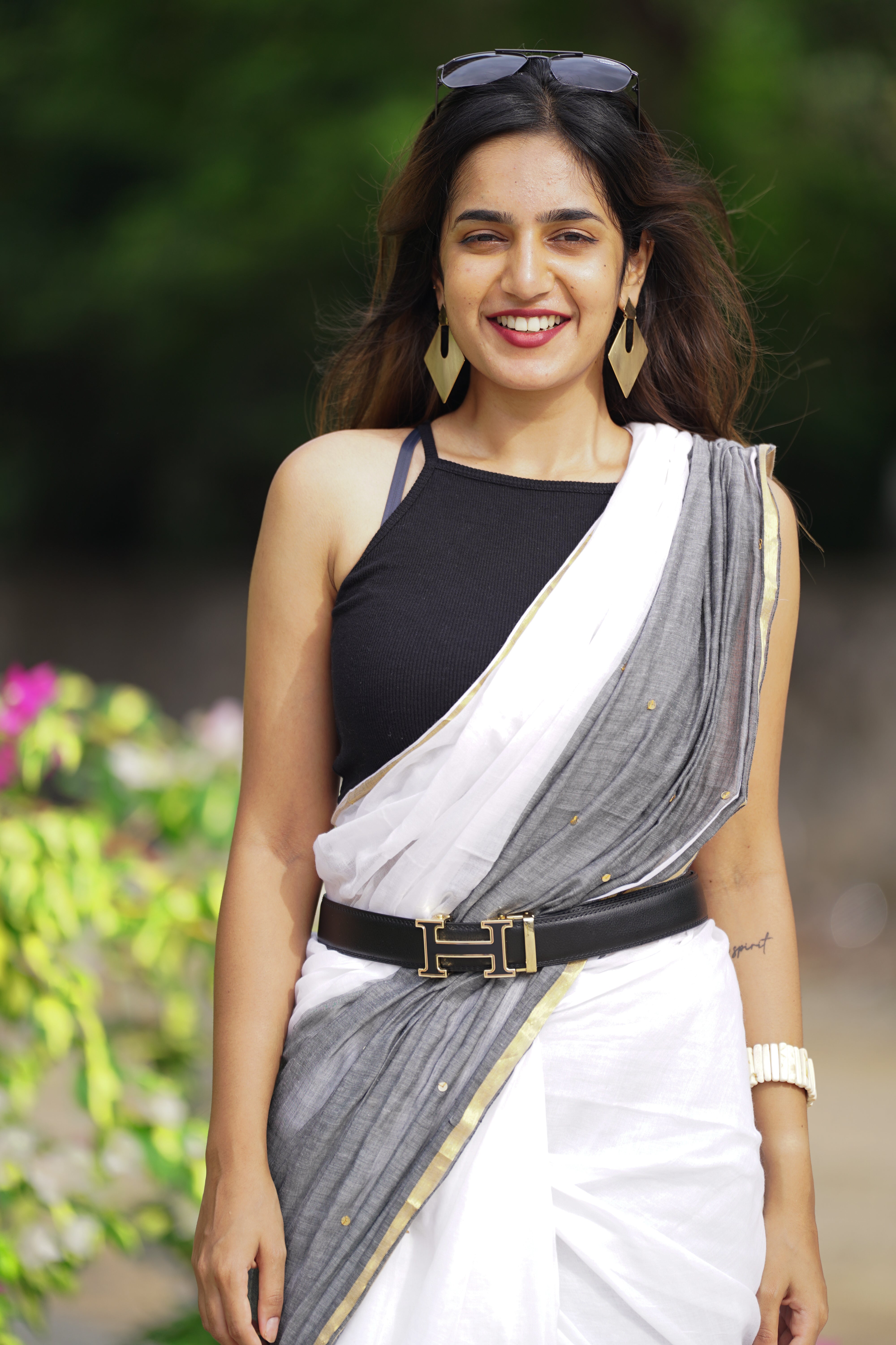 The Chandrika (Mul Mul Cotton Saree)