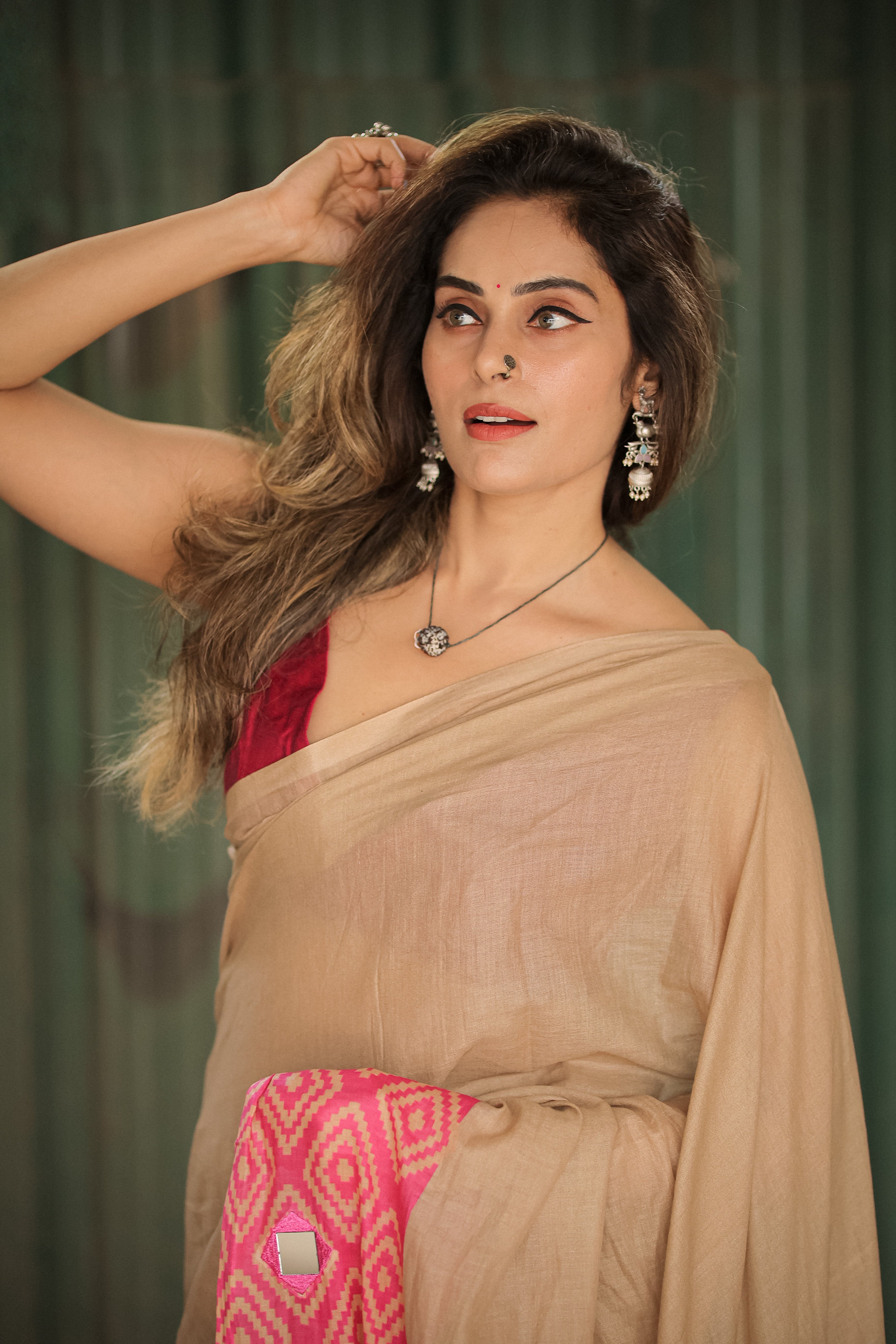 Butterfly Radiance (Mul Mul Printed Sarees)