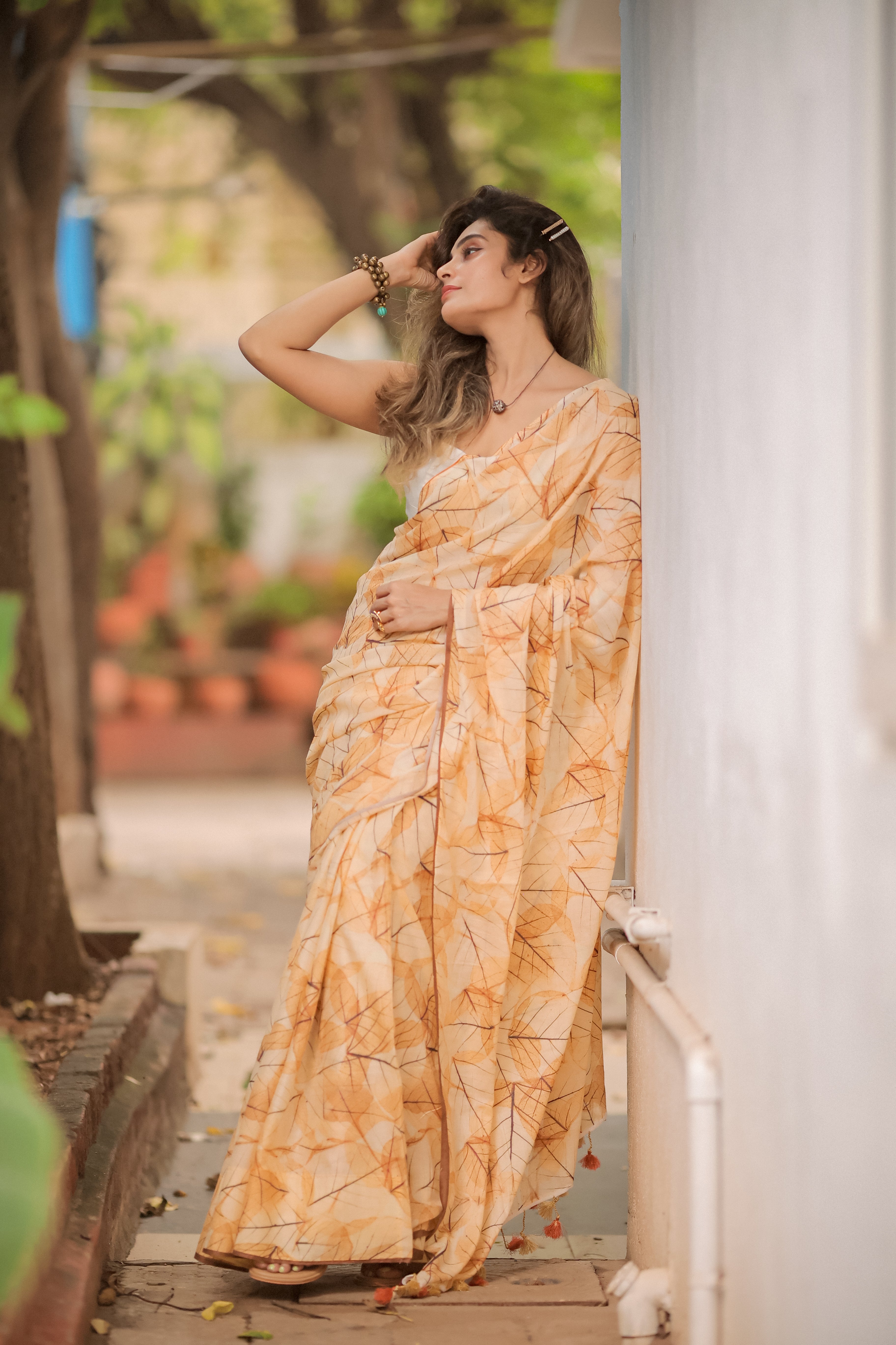 Flight of Fancy (Mul Mul Printed Sarees)