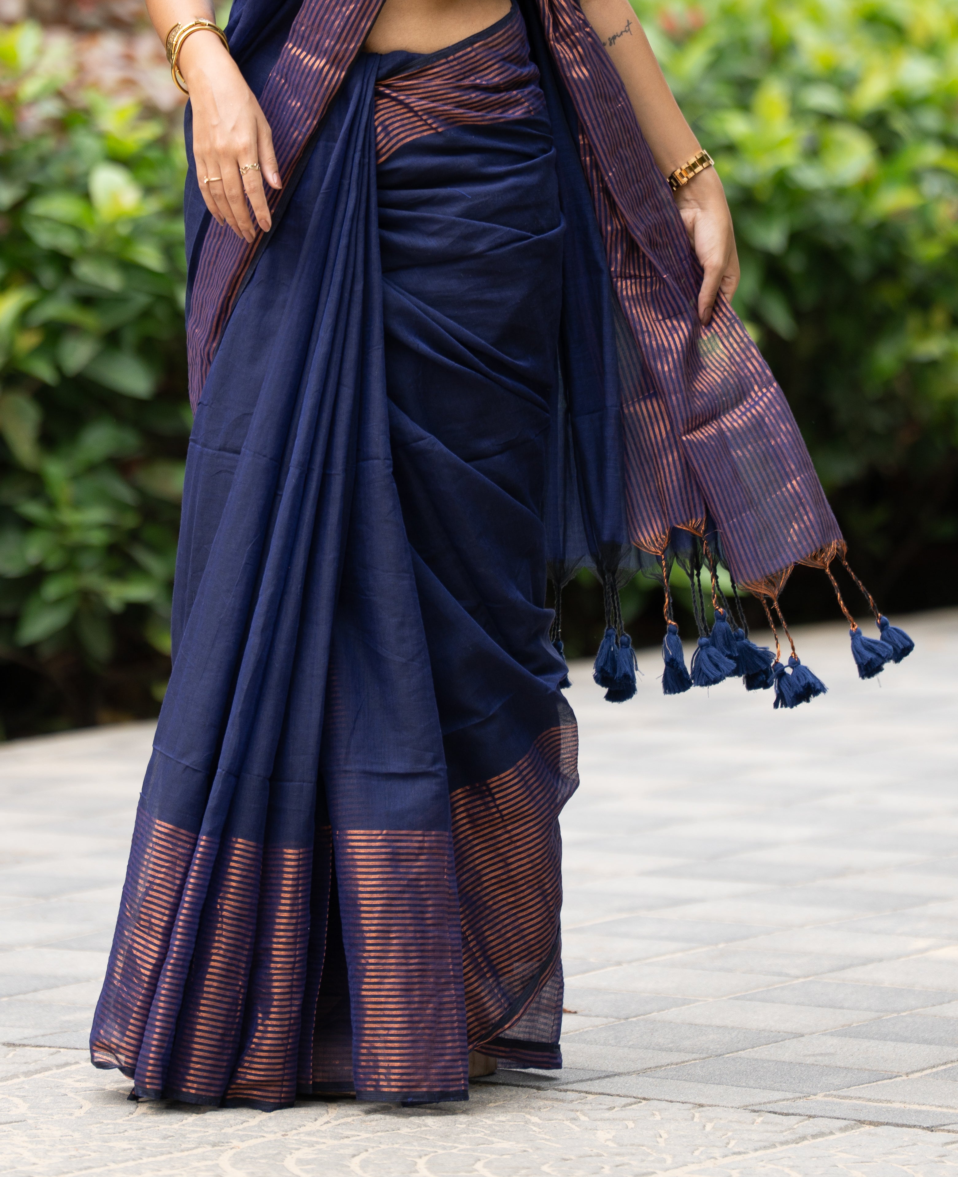 Indraneel (Mul Mul Cotton Saree)
