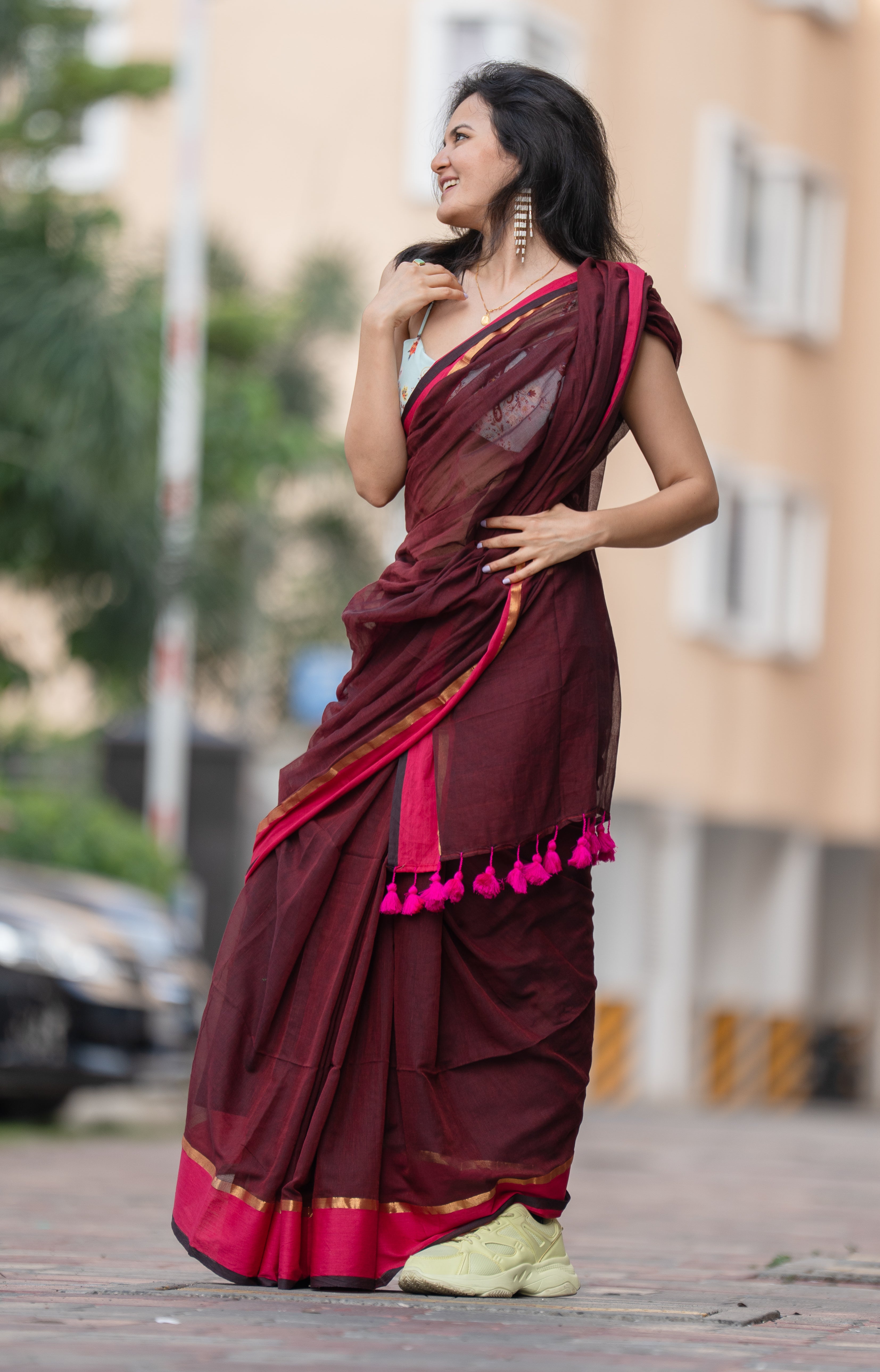 Roohani (Mul Mul Cotton Saree)
