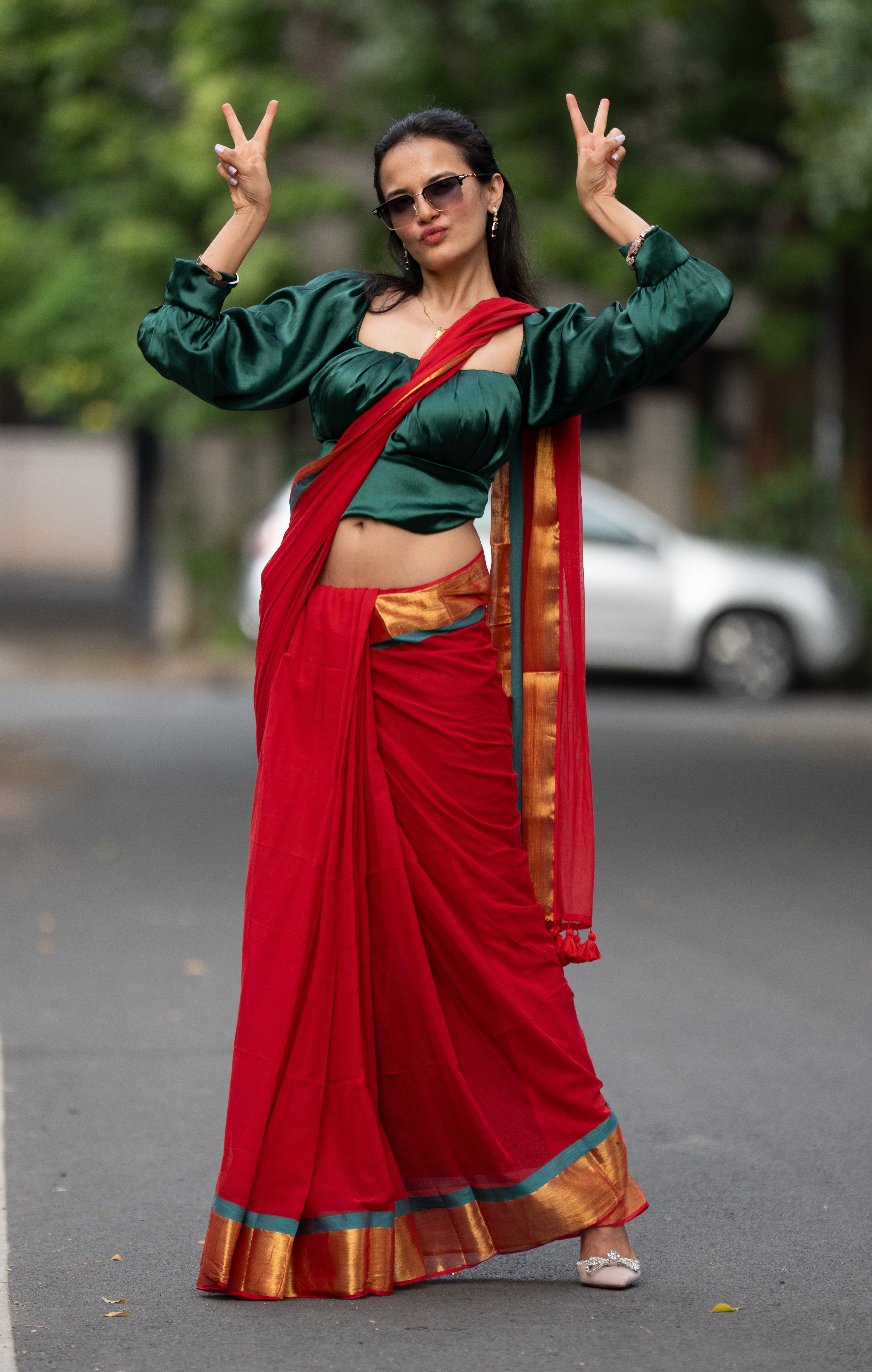 Gulnaar (Mul Mul Cotton Saree)