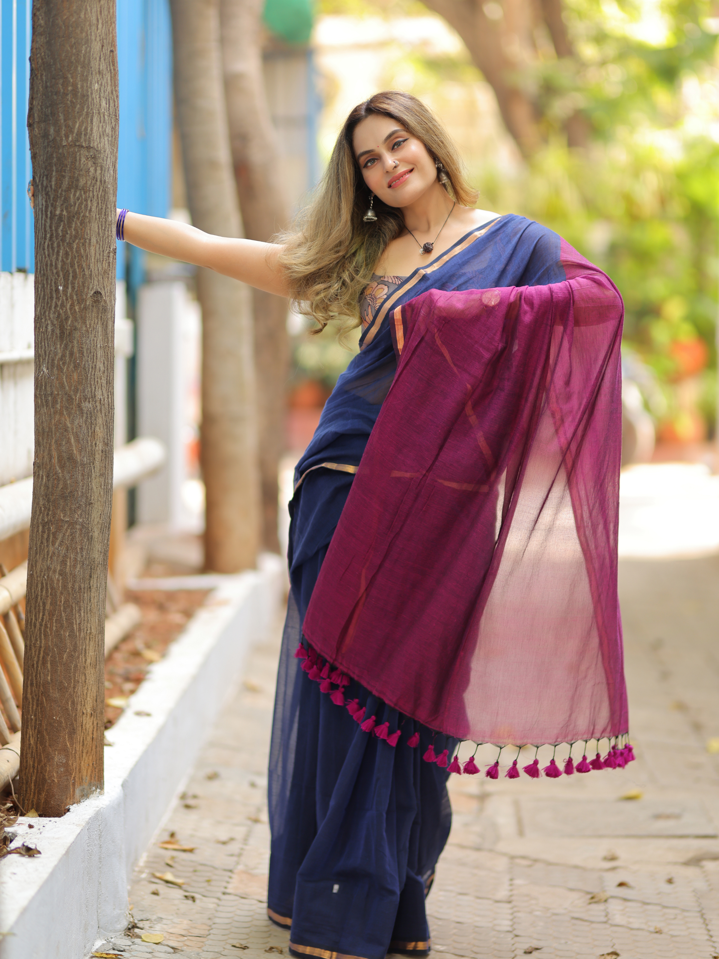 Festive Friday (Pure Mul Cotton Saree)