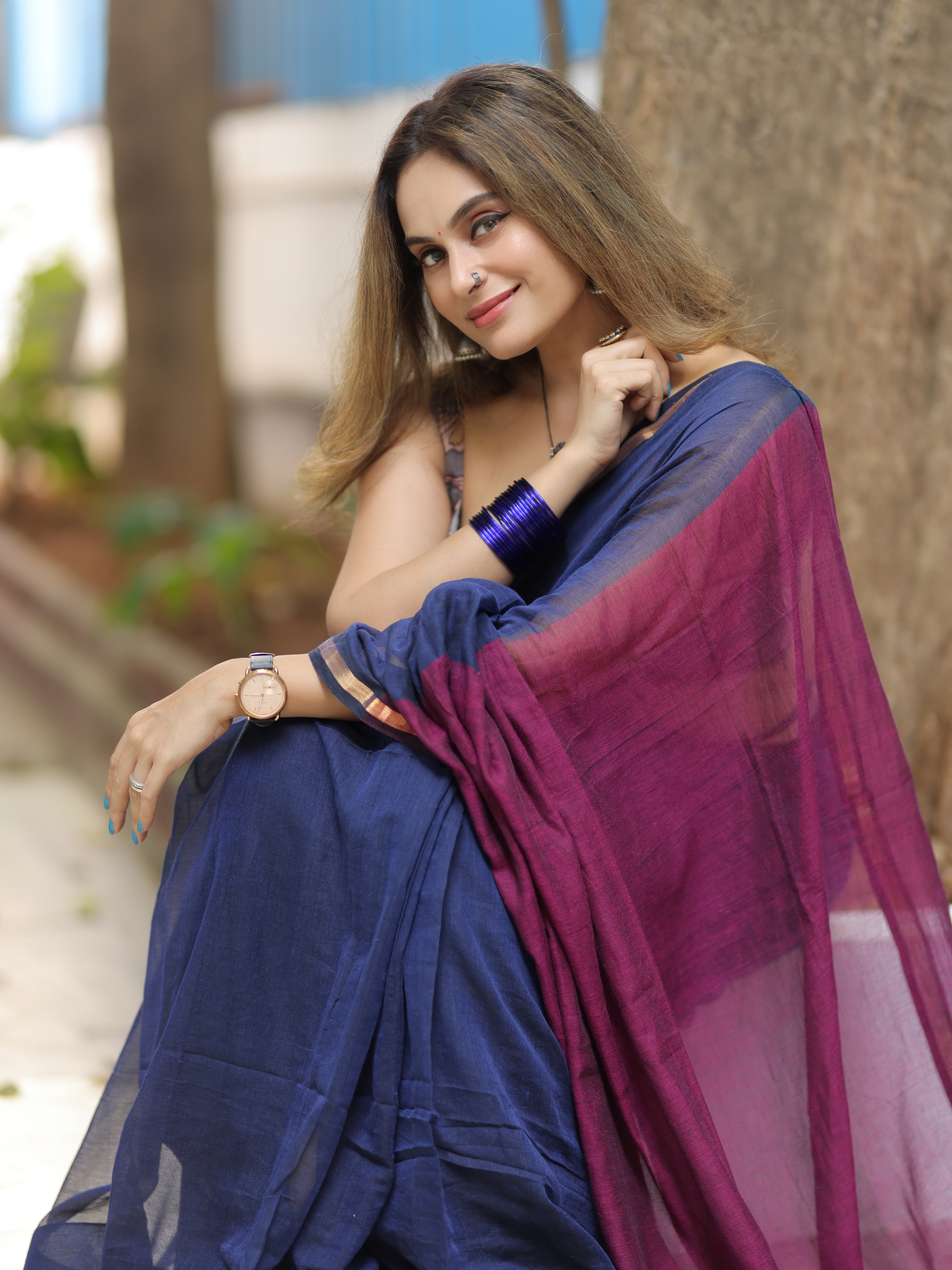 Festive Friday (Pure Mul Cotton Saree)