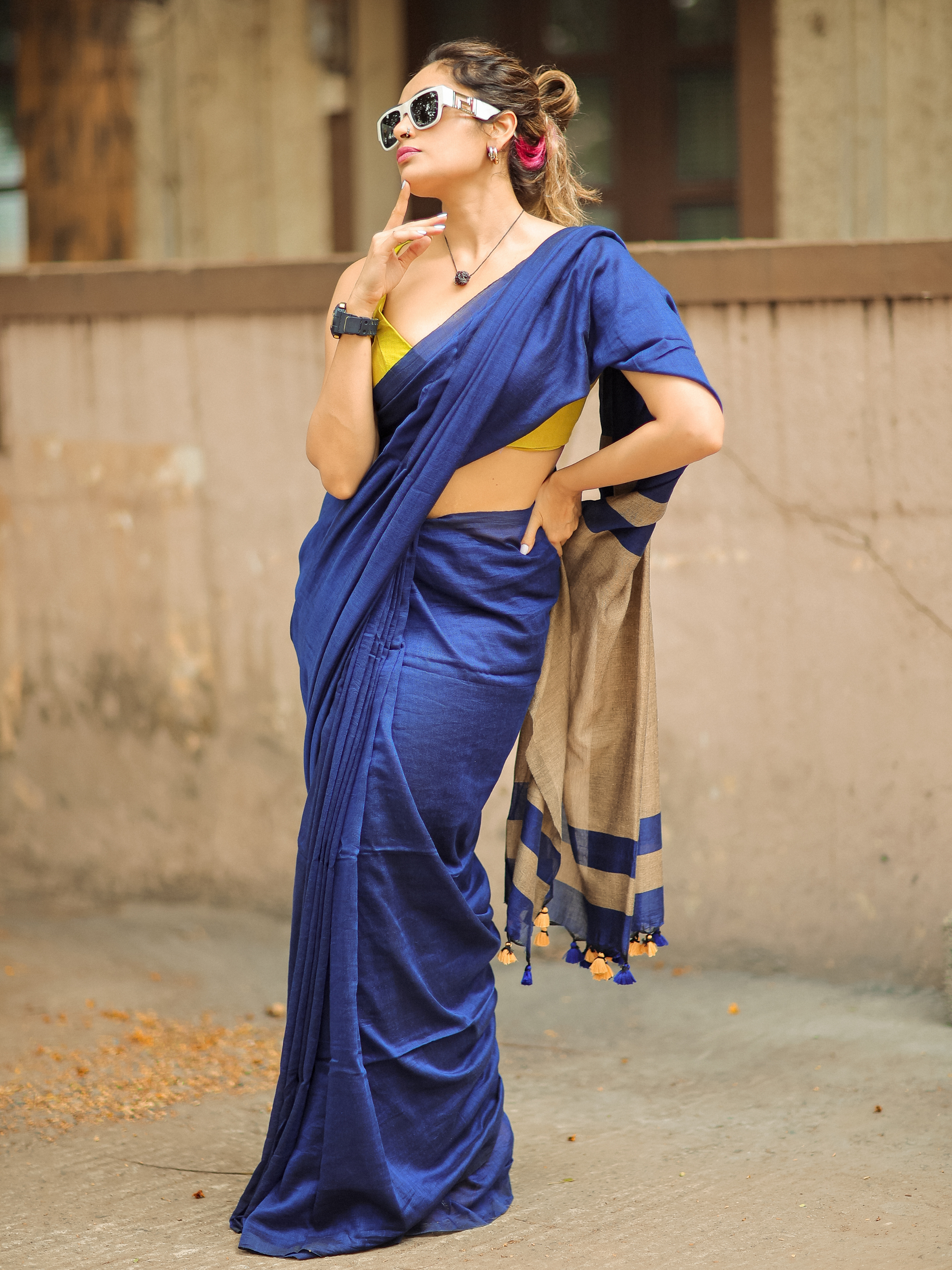 Peacock's Pride (Soft Cotton Saree)