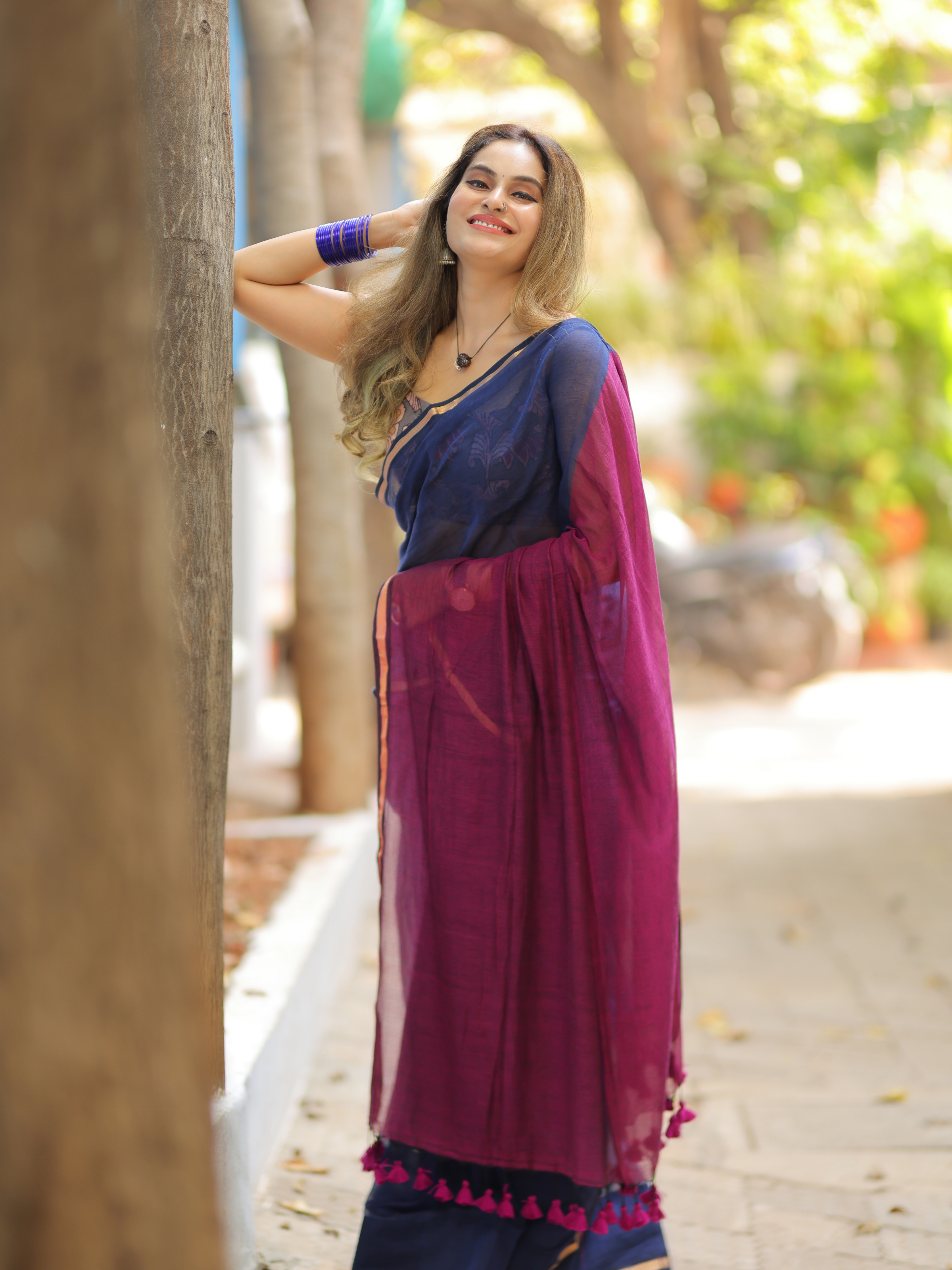 Festive Friday (Pure Mul Cotton Saree)