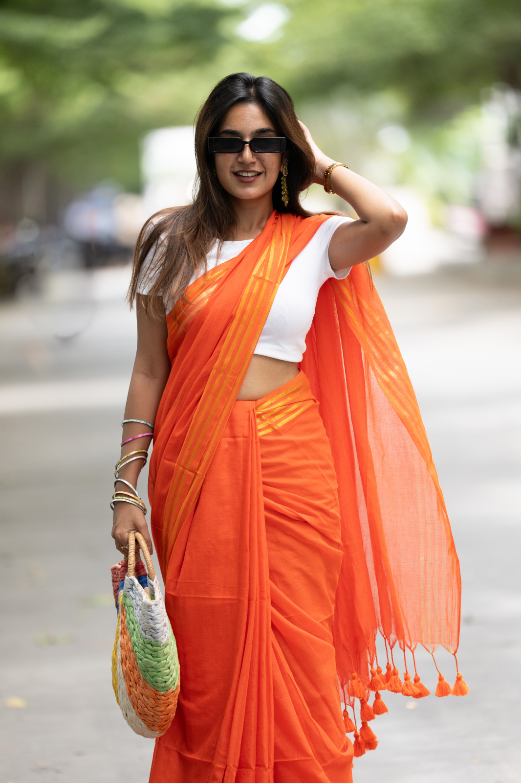 Suryarekha (Mul Mul Cotton Saree)