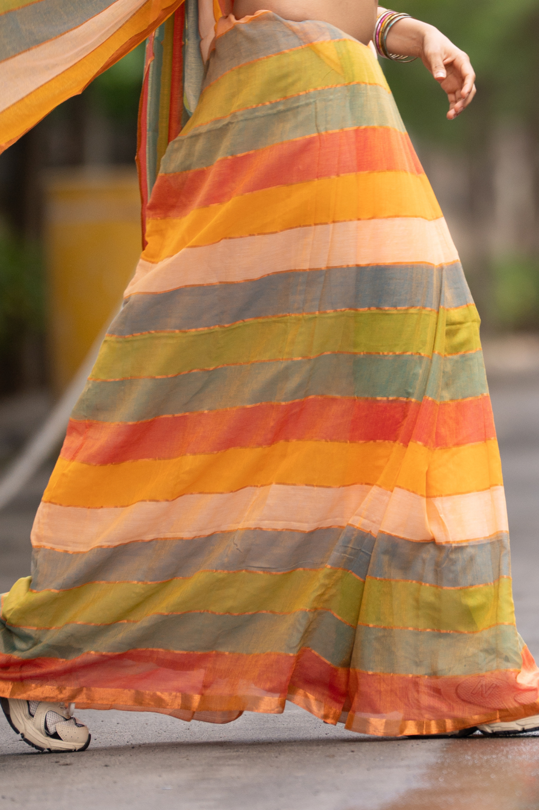 The Visionary  (Mul Mul Cotton Saree)
