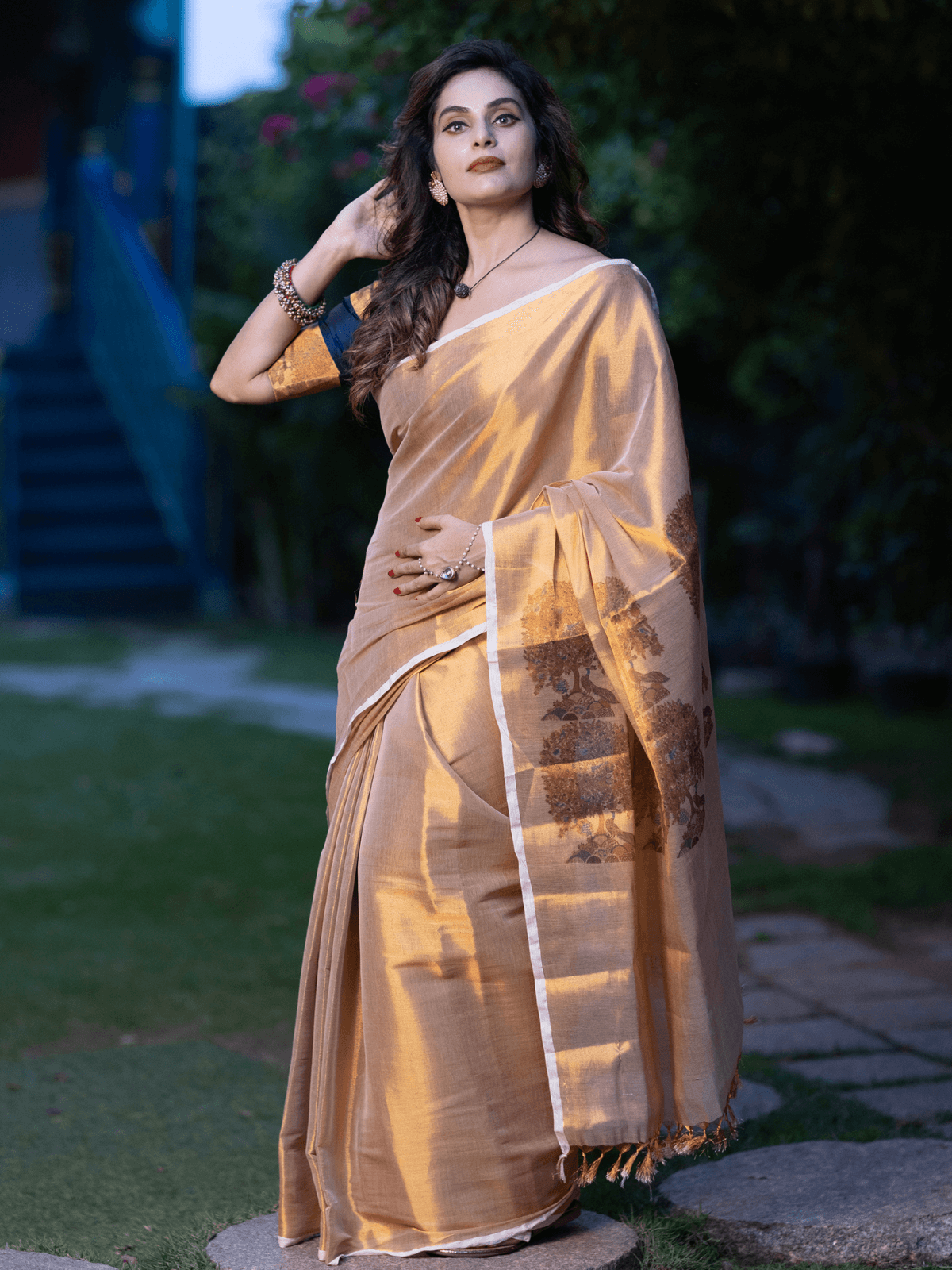 Nitara (Saree + Printed Blouse Piece)