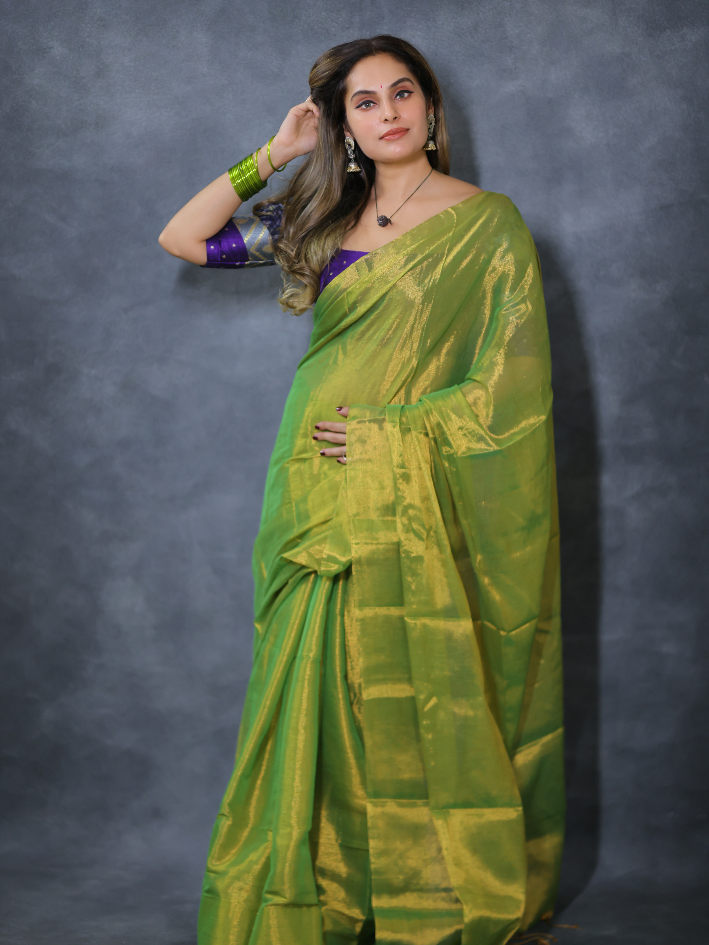 Swarna Priya (Tissue Mul Saree)