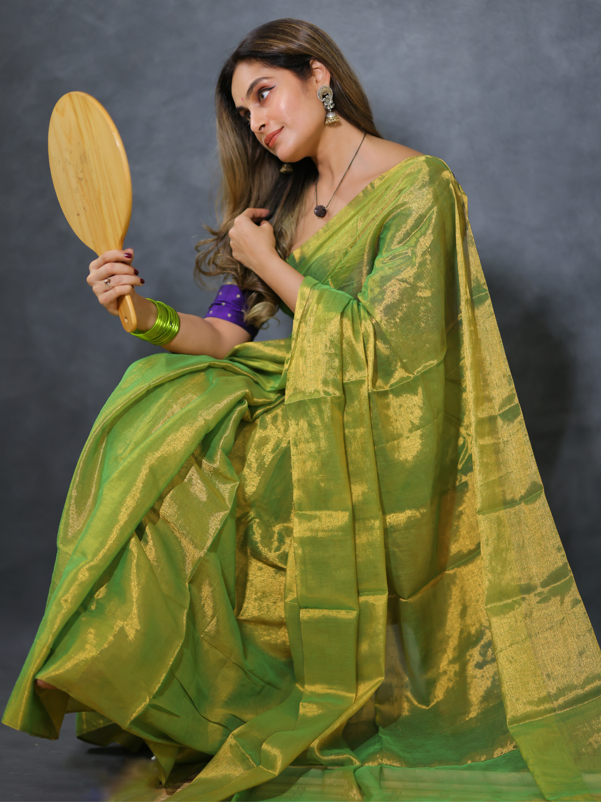 Swarna Priya (Tissue Mul Saree)