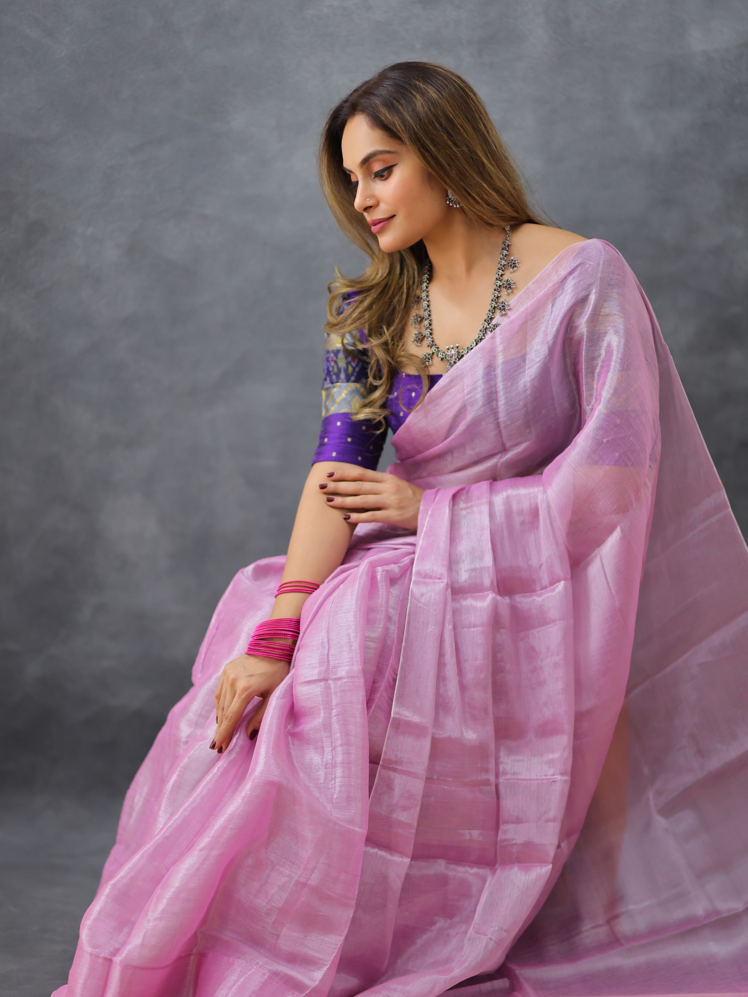 Swarna Mohini (Tissue Mul Saree)