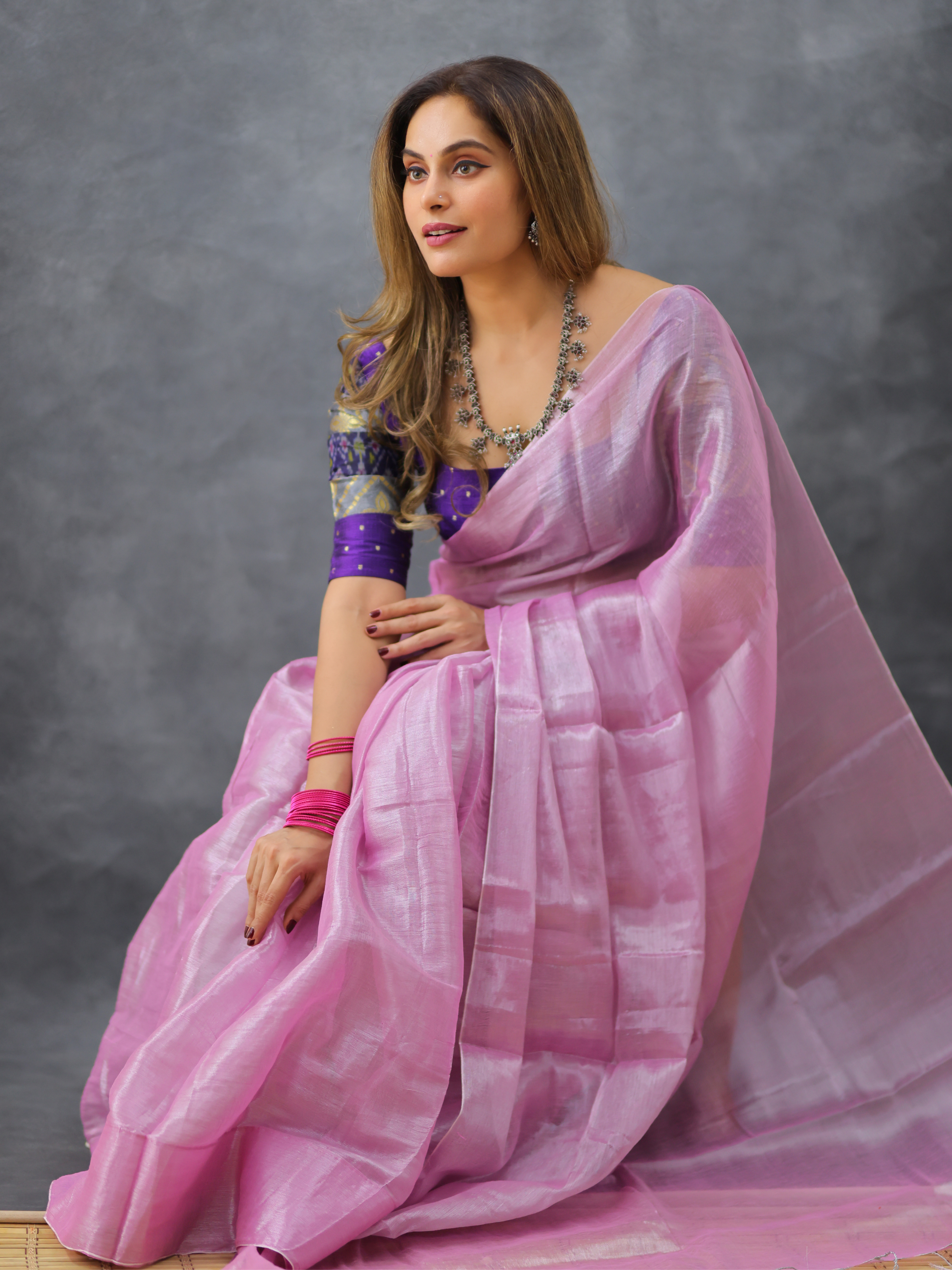 Swarna Mohini (Tissue Mul Saree)