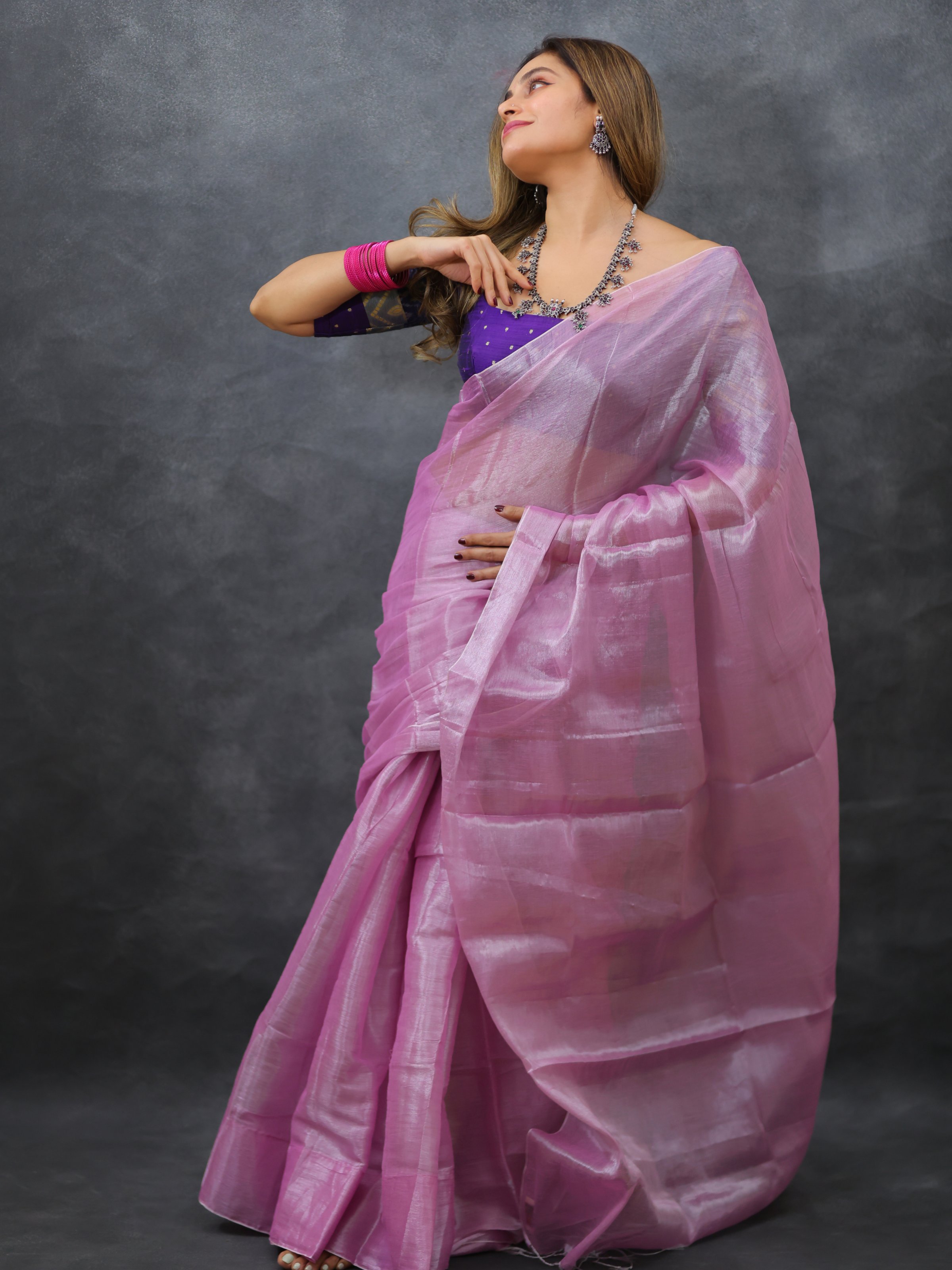 Swarna Mohini (Tissue Mul Saree)