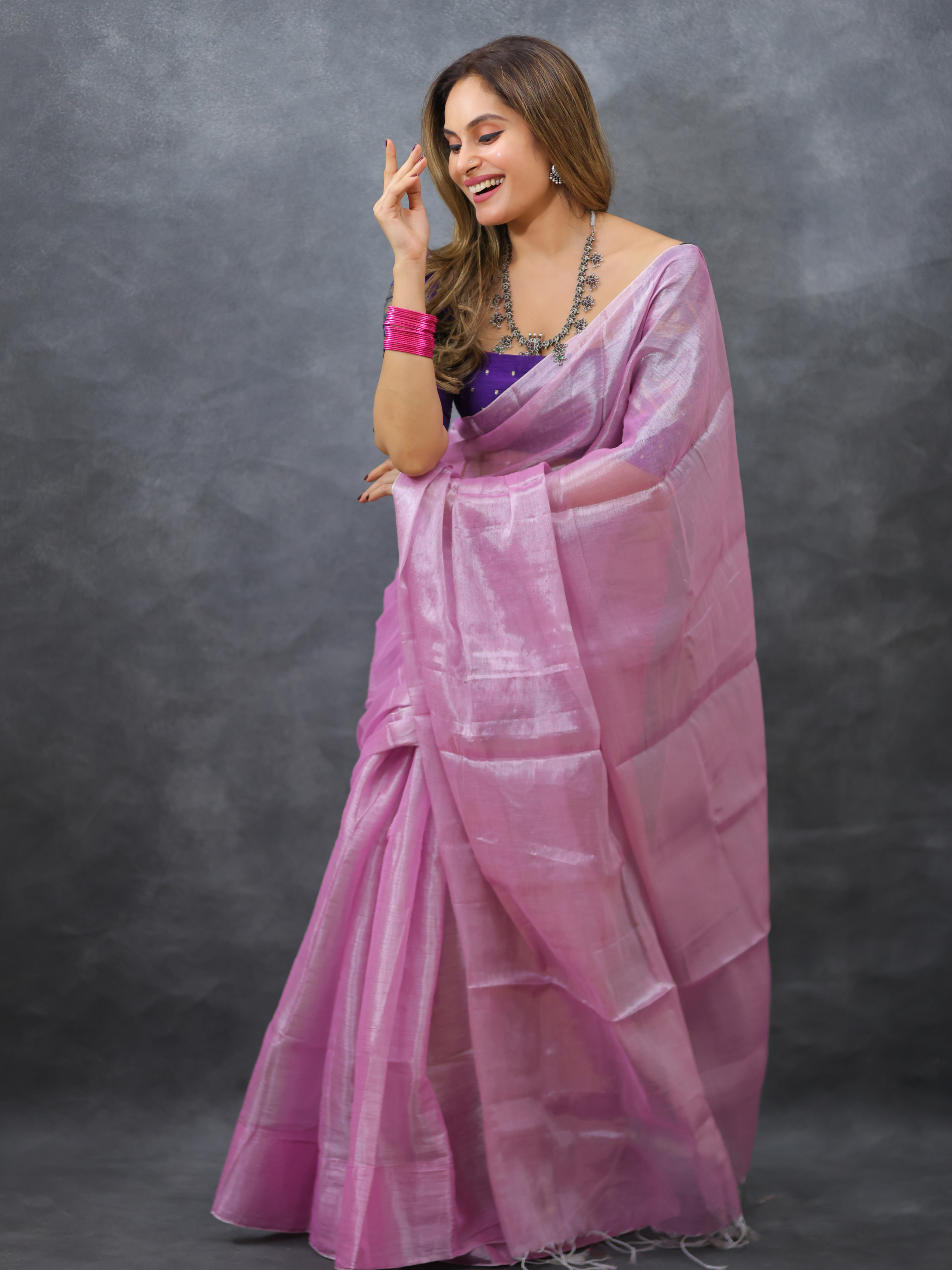 Swarna Mohini (Tissue Mul Saree)