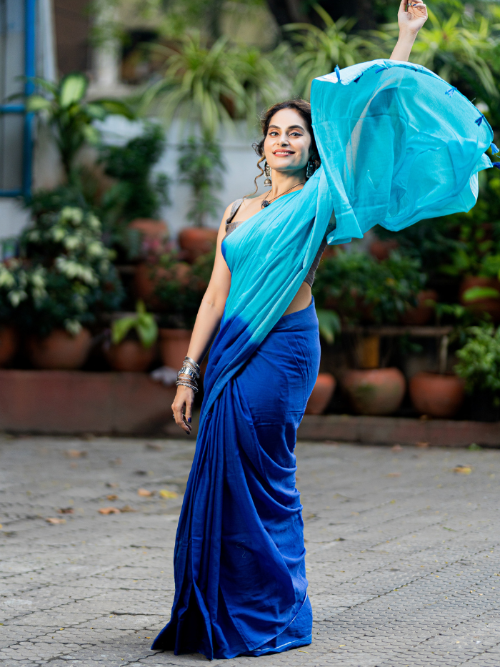 Nilah (Pure Mul Cotton Saree)