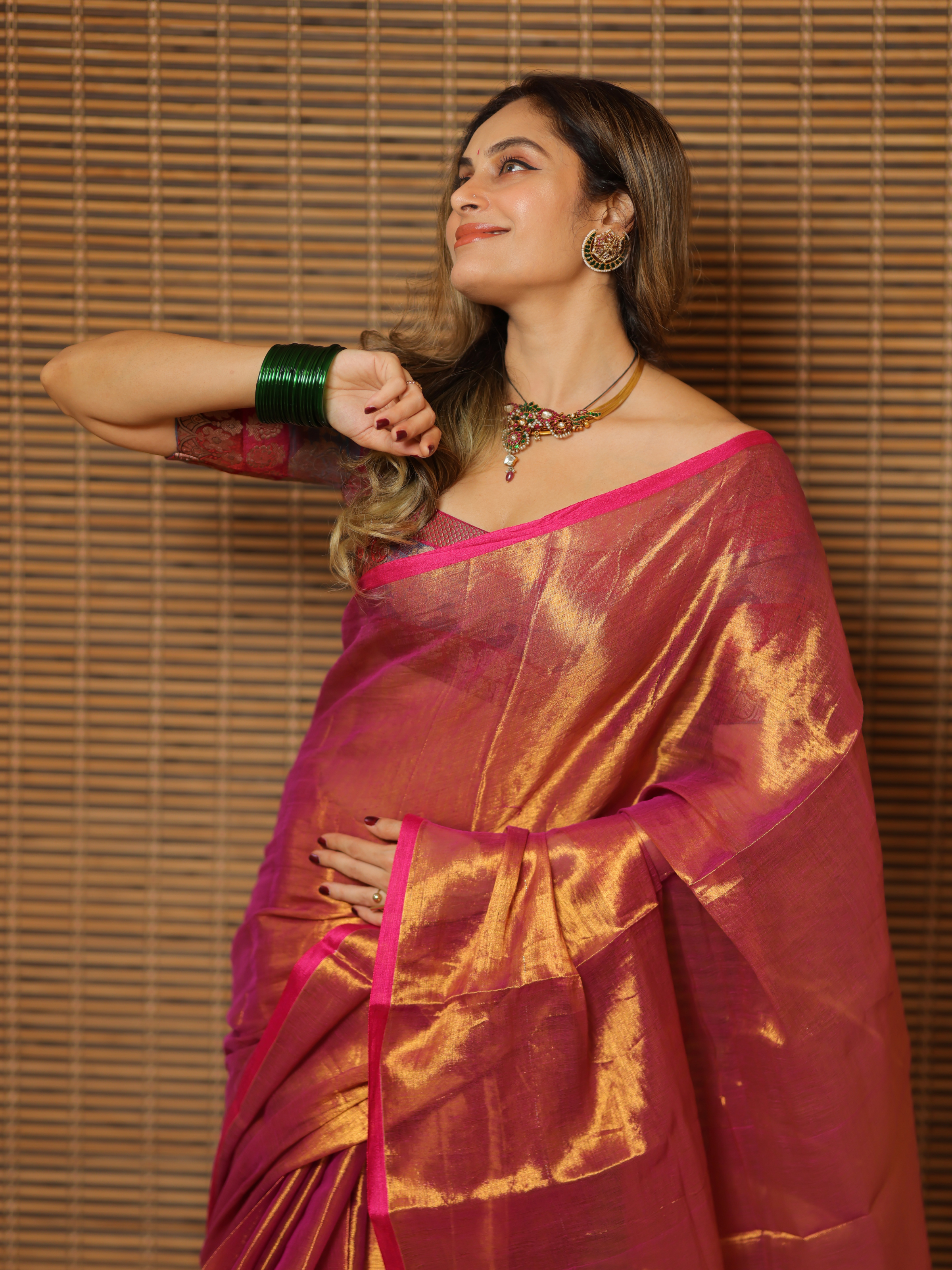 Swarna Utsav (Tissue Mul Saree)