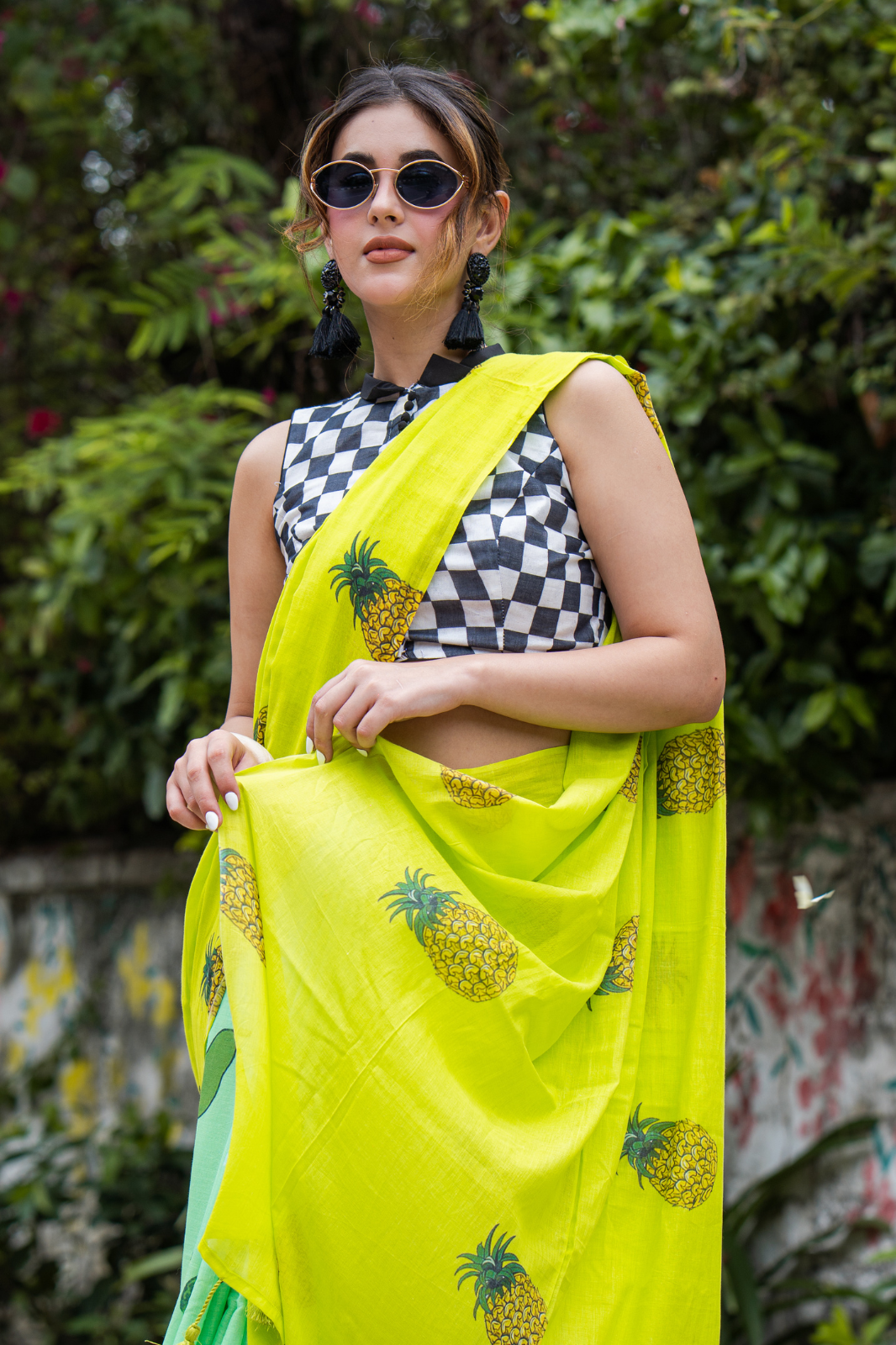 Tropicool Pop (Mul Cotton Saree)