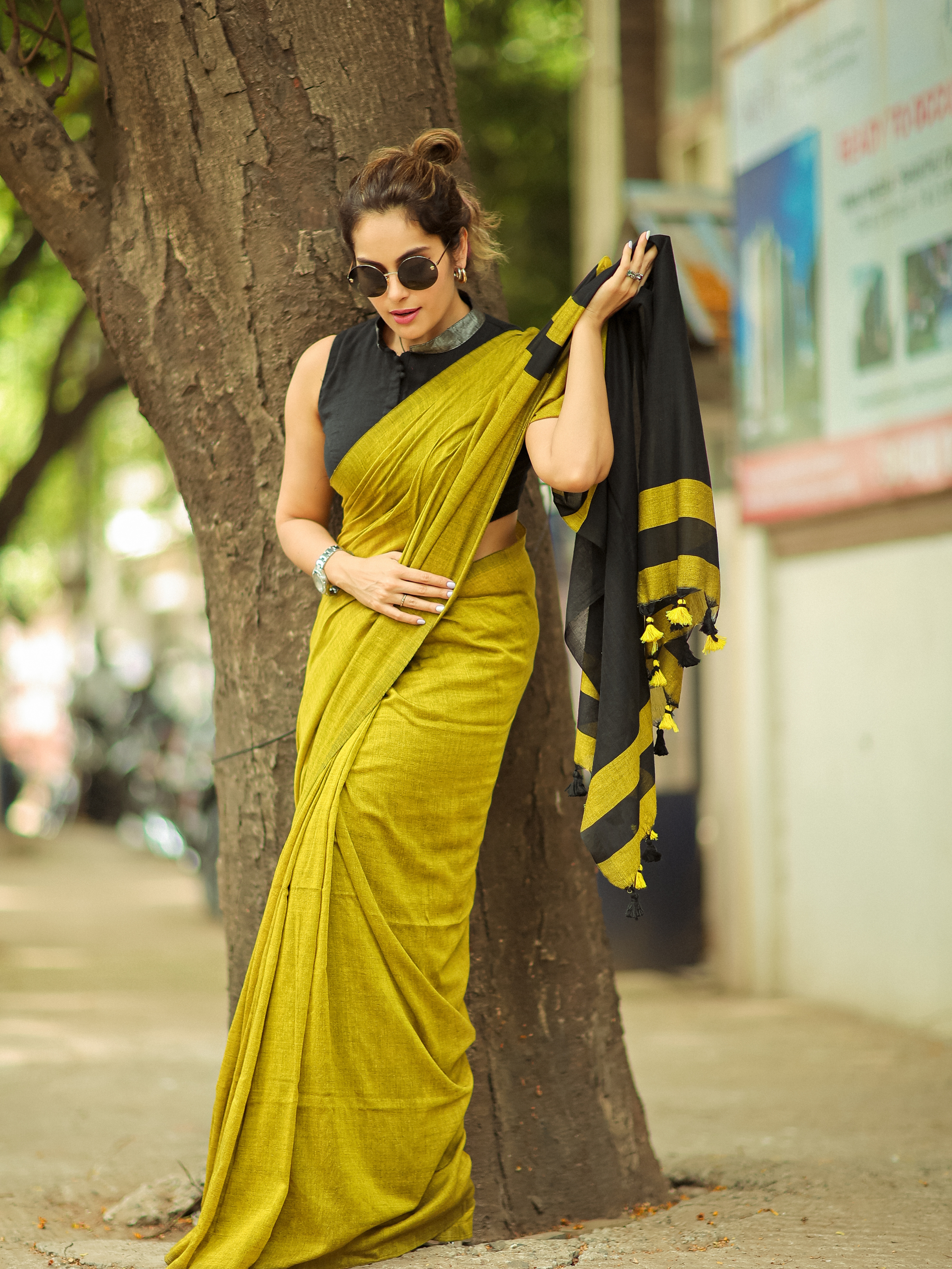 Parrot's Play (Soft Cotton Saree)