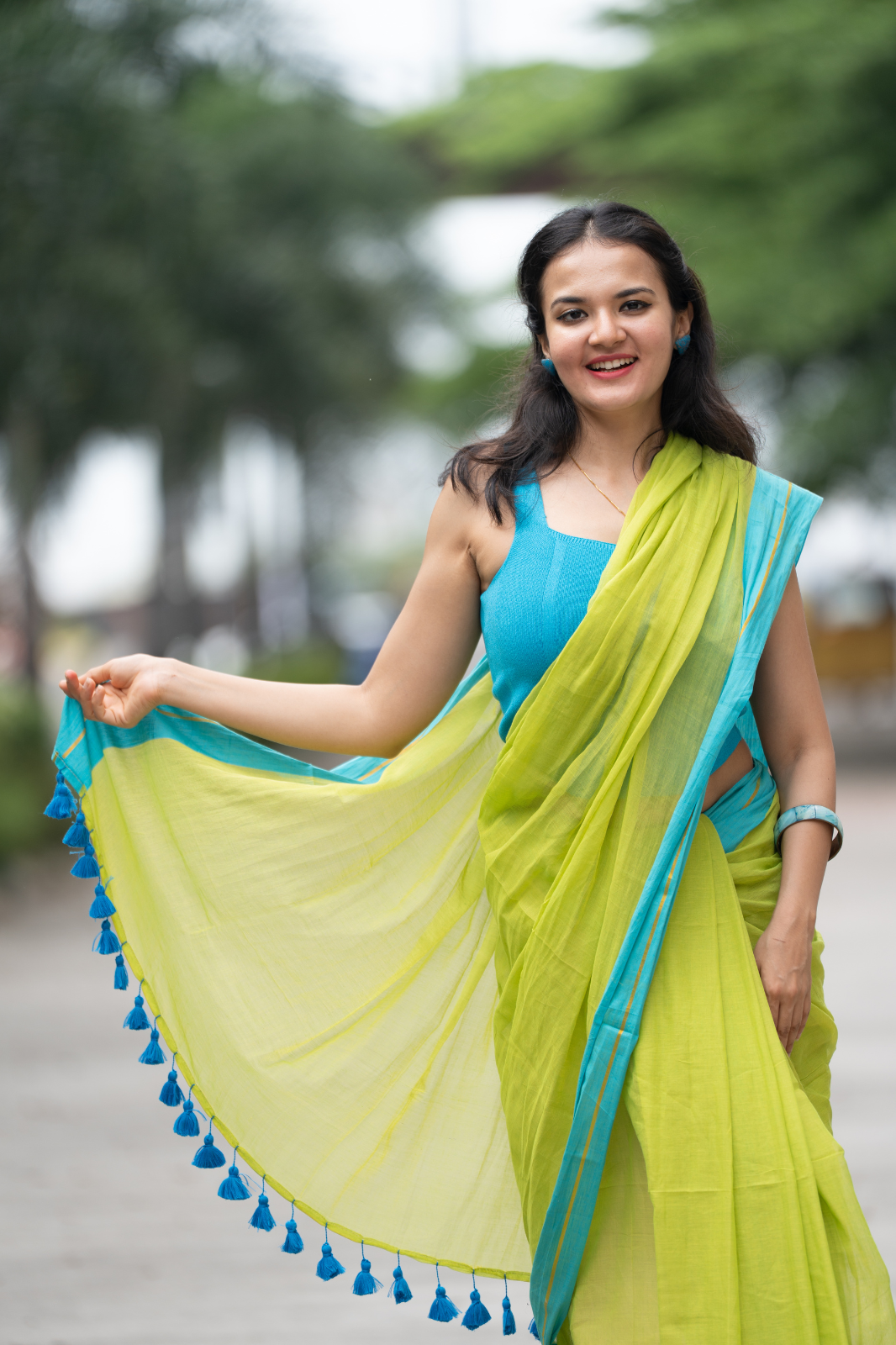 Taraani (Mul Mul Cotton Saree)