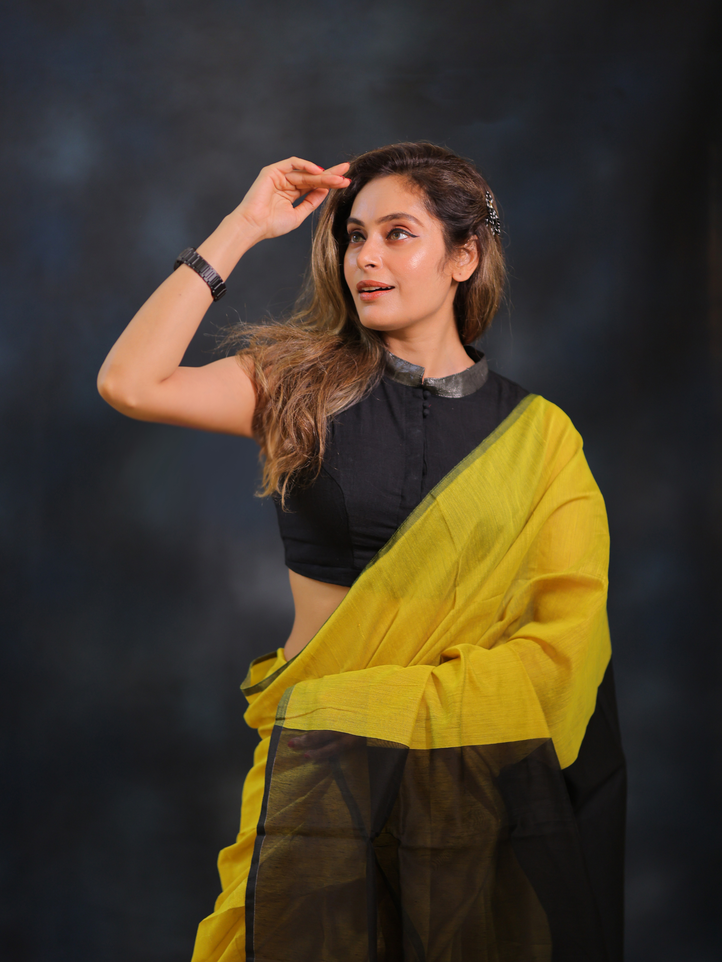 Almond Nougat (Handloom Cotton Silk Saree)