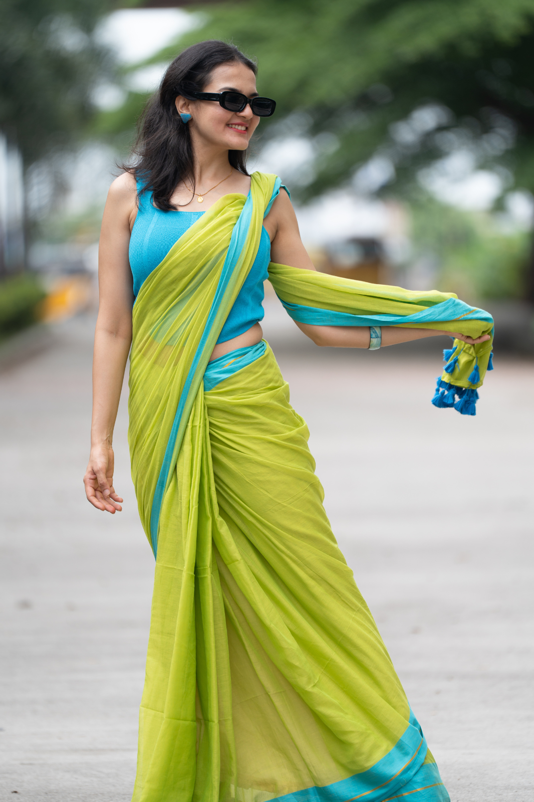 Taraani (Mul Mul Cotton Saree)