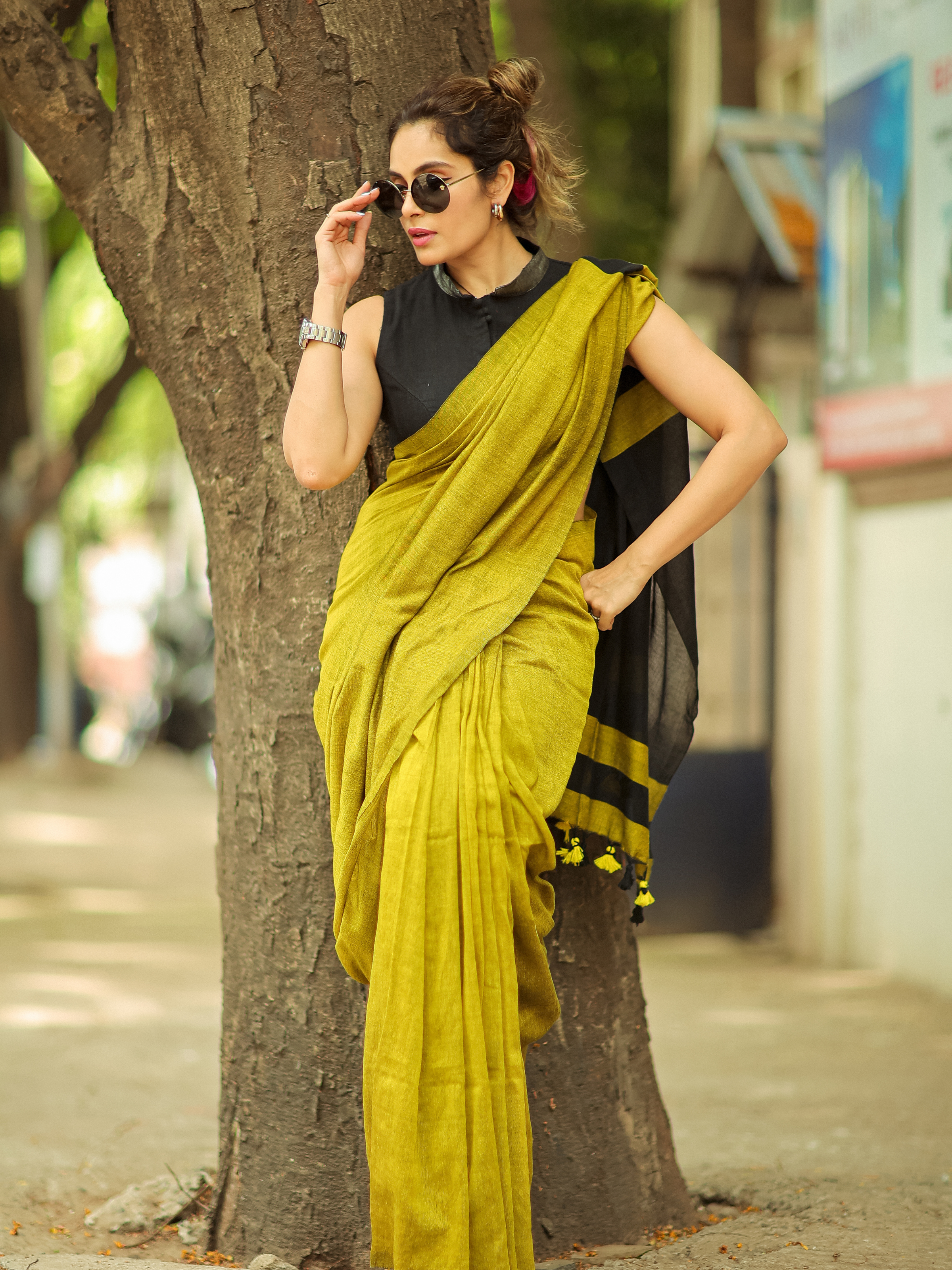 Parrot's Play (Soft Cotton Saree)