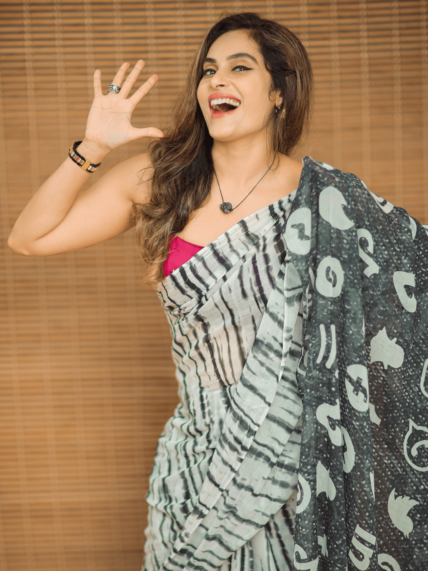 Influencer (Pure Mul Cotton Saree)