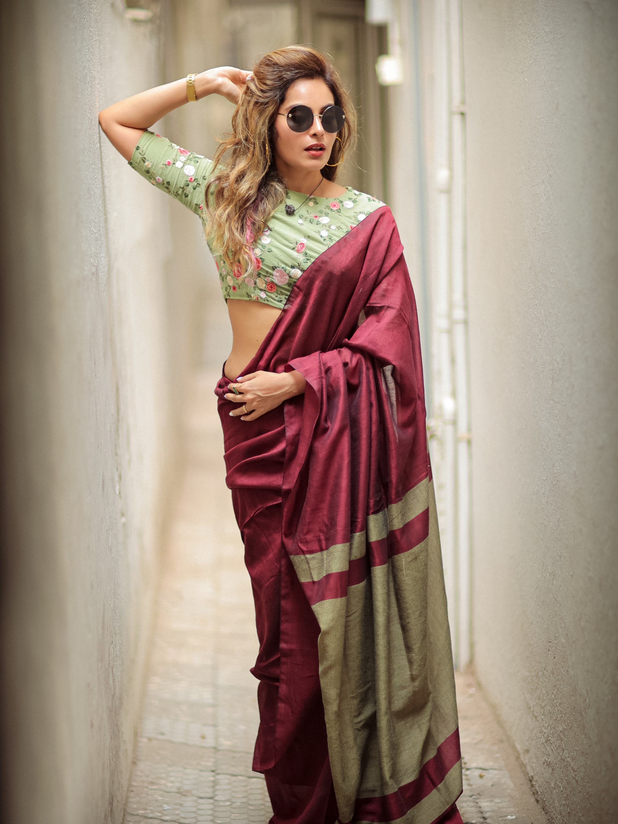 Majestic Eagle (Soft Cotton Saree)