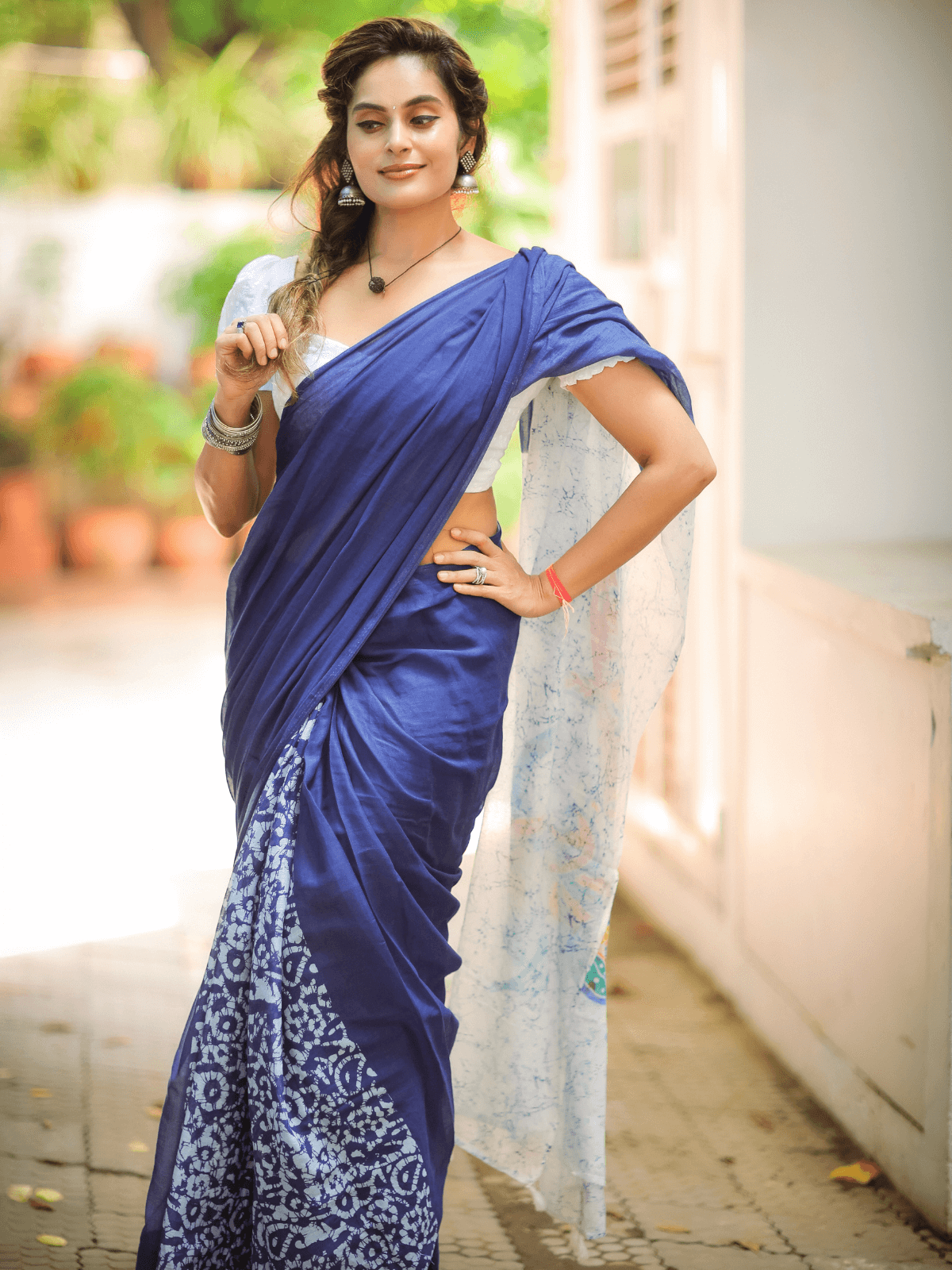 Morni Manchali (Pure Mul Cotton Saree)